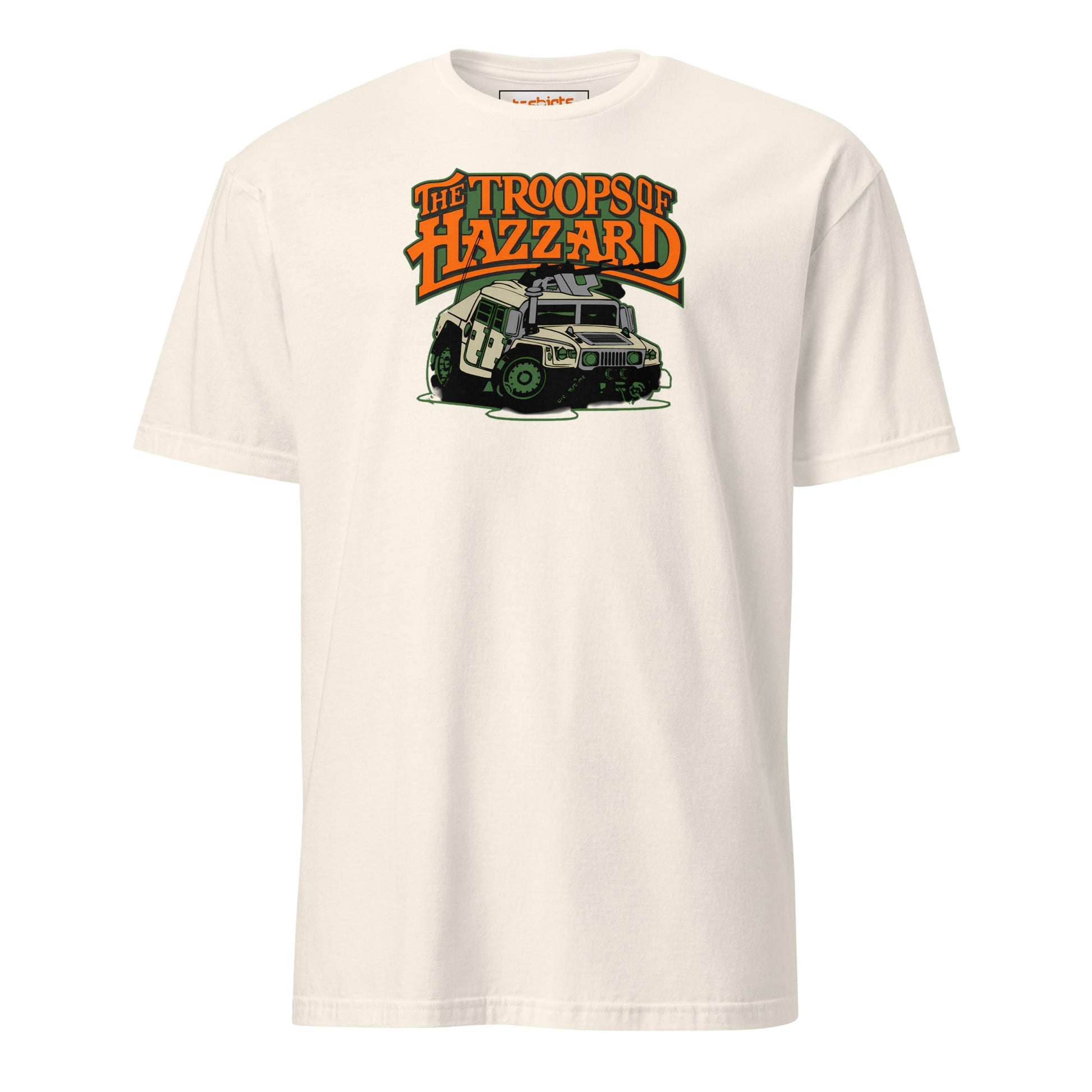 The Troops of Hazzard T-Shirt | Armed Forces T-Shirt - Natural - T-Shirts Online