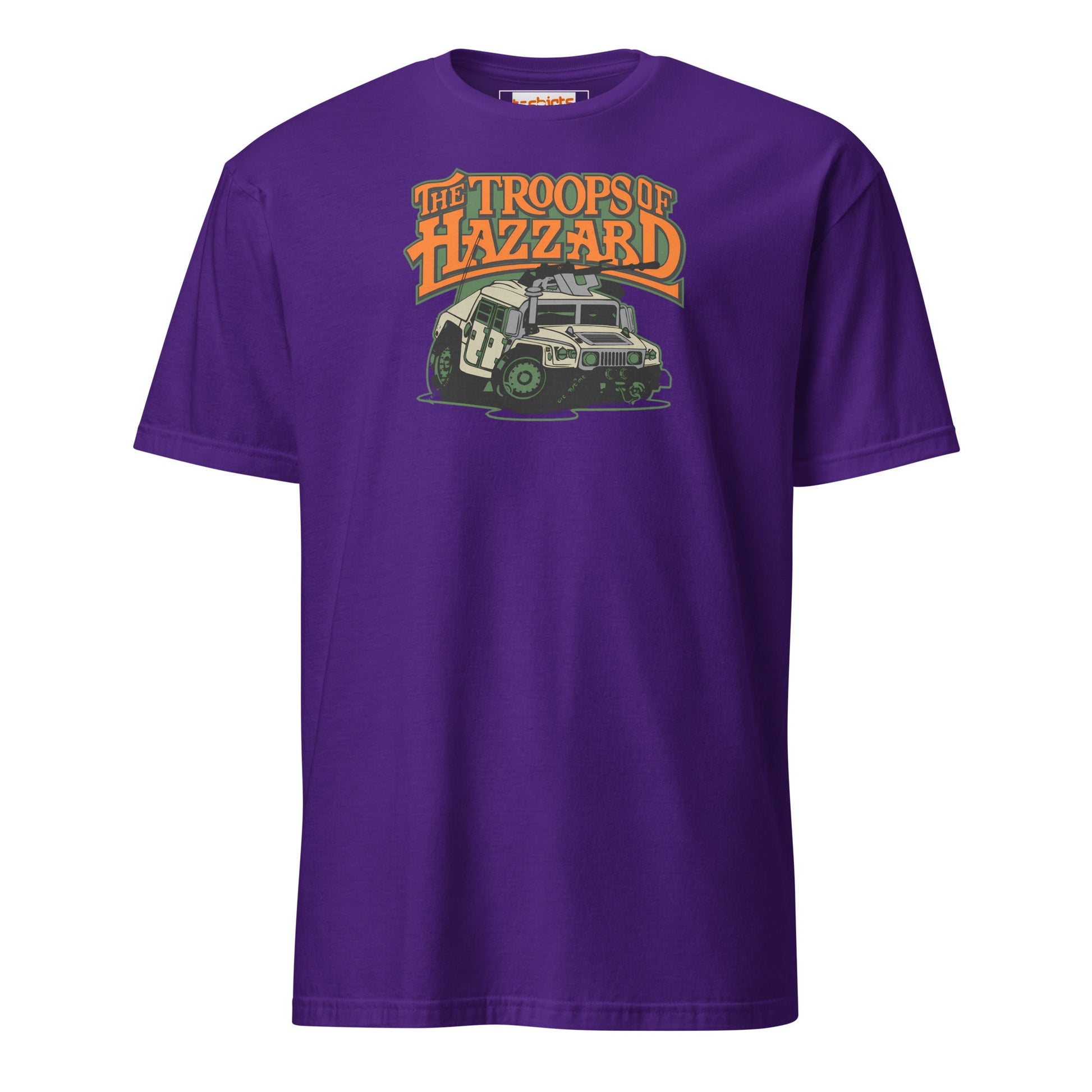 The Troops of Hazzard T-Shirt | Armed Forces T-Shirt - Purple - T-Shirts Online