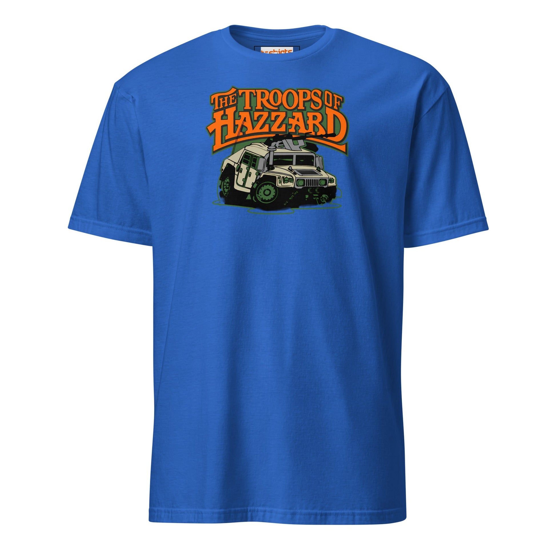 The Troops of Hazzard T-Shirt | Armed Forces T-Shirt - Royal - T-Shirts Online