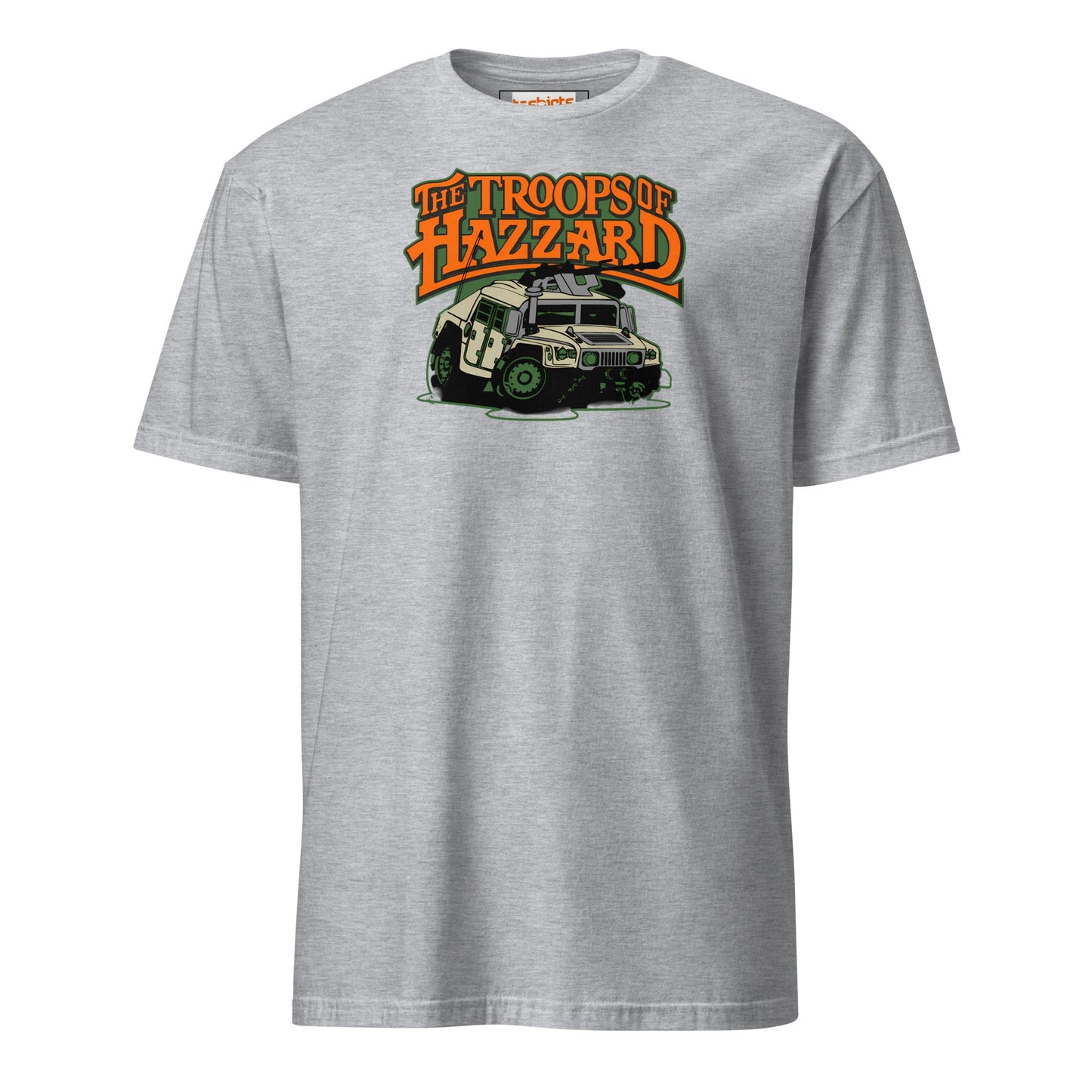 The Troops of Hazzard T-Shirt | Armed Forces T-Shirt - Sport Grey - T-Shirts Online