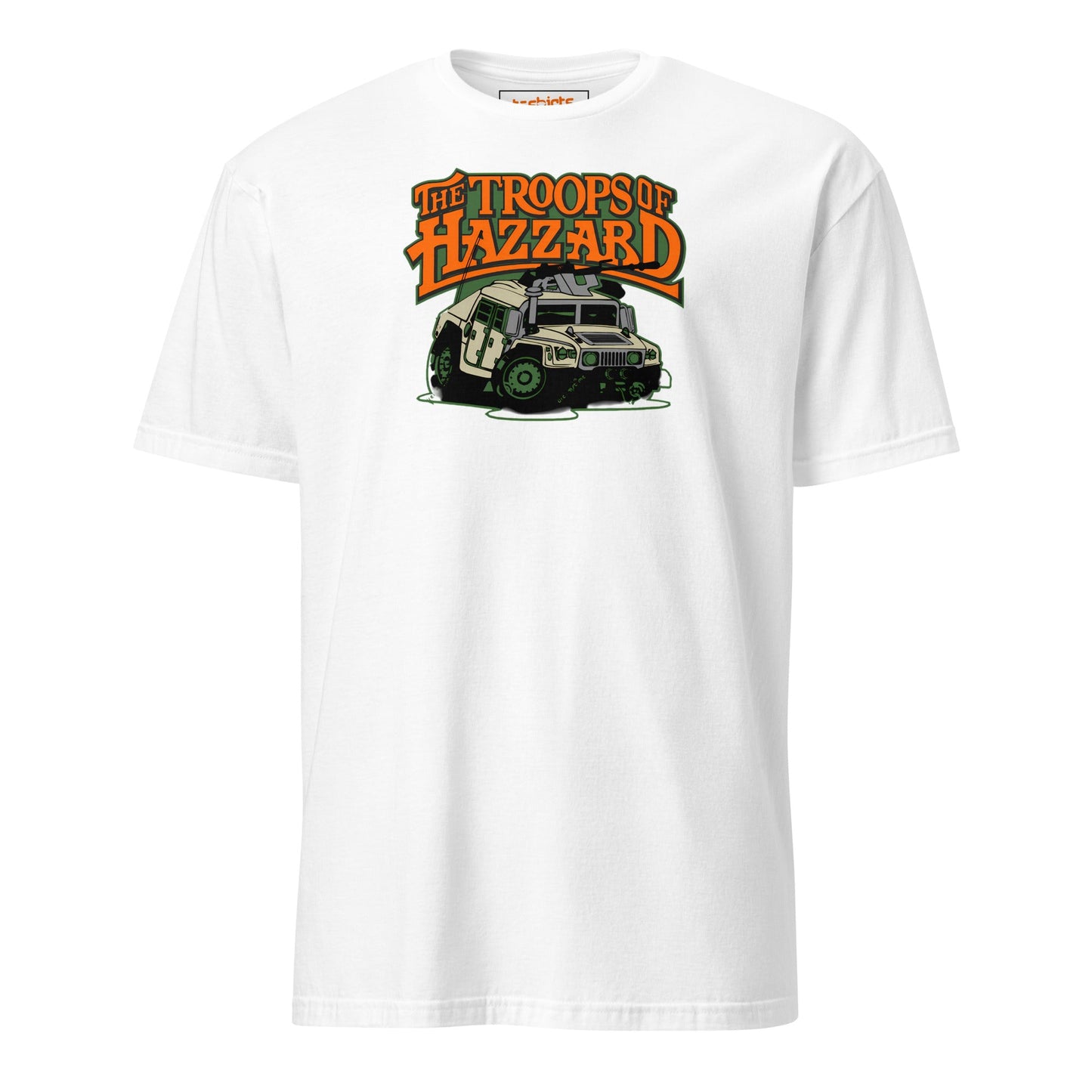 The Troops of Hazzard T-Shirt | Armed Forces T-Shirt - White - T-Shirts Online