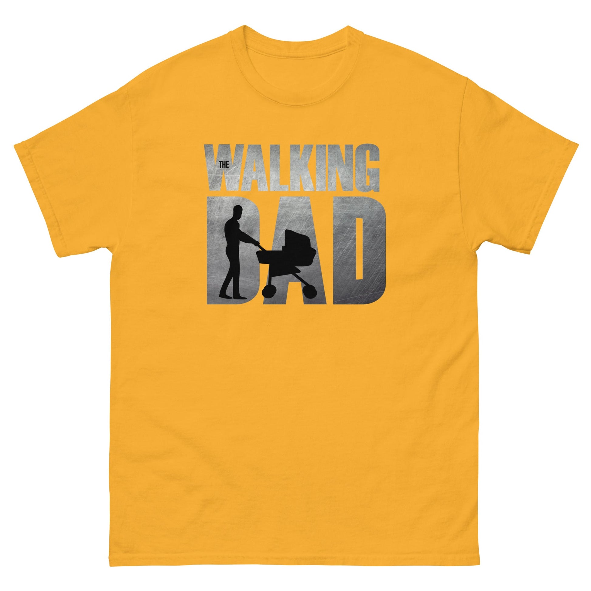 The Walking Dad | Father's Day T-Shirt - Gold - T-Shirts Online