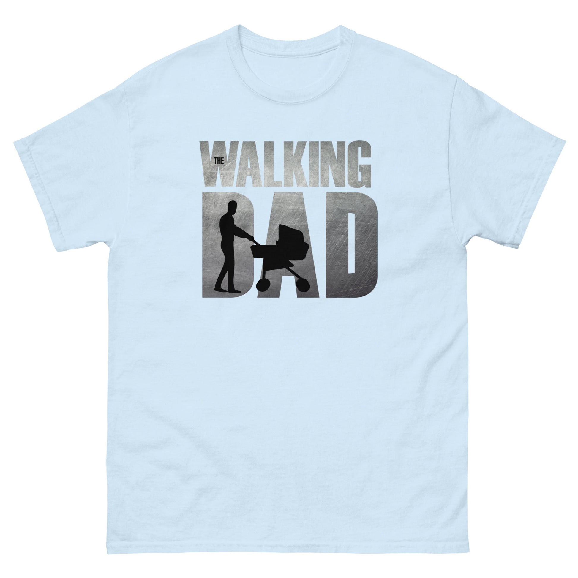 The Walking Dad | Father's Day T-Shirt - Light Blue - T-Shirts Online