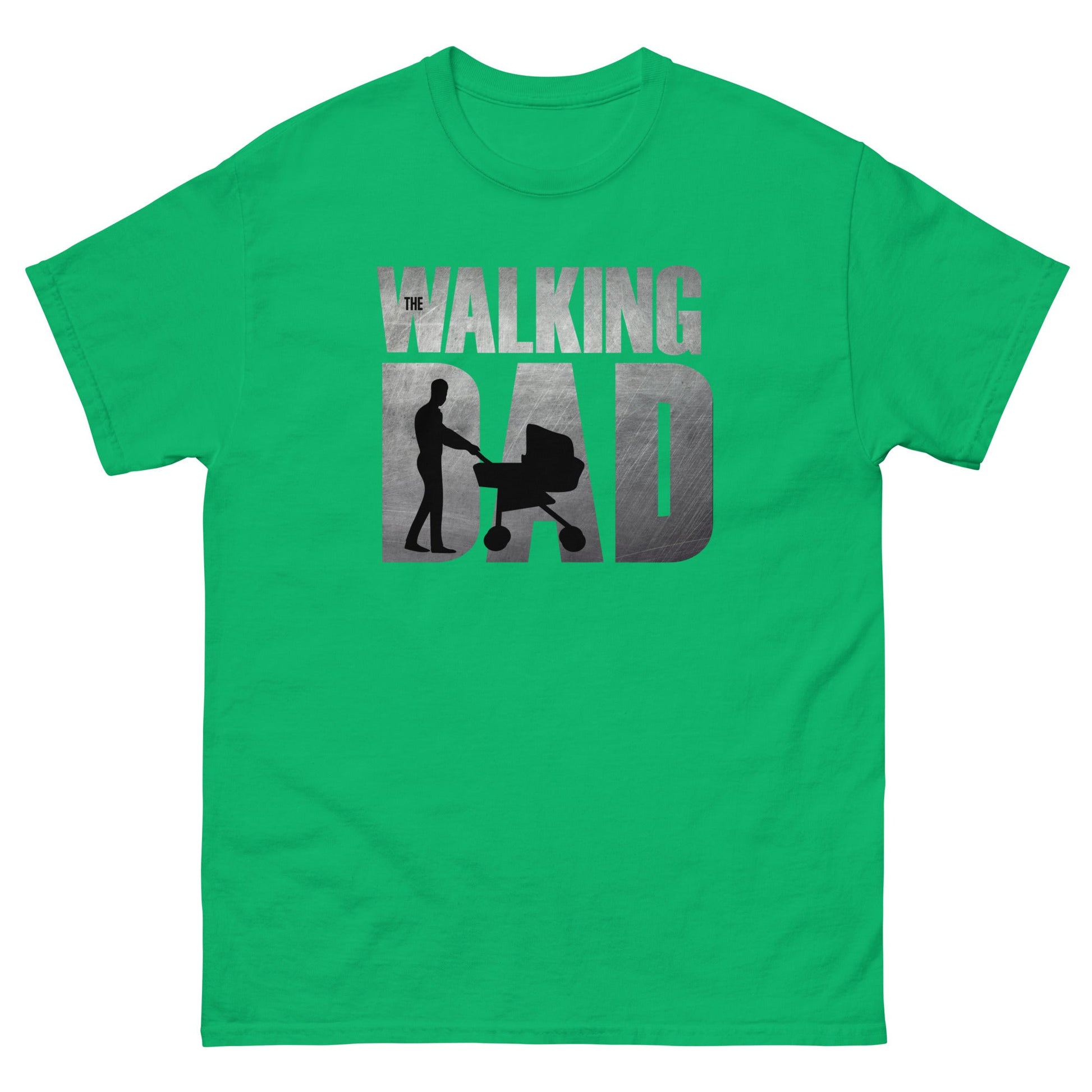 The Walking Dad | Father's Day T-Shirt - Irish Green - T-Shirts Online