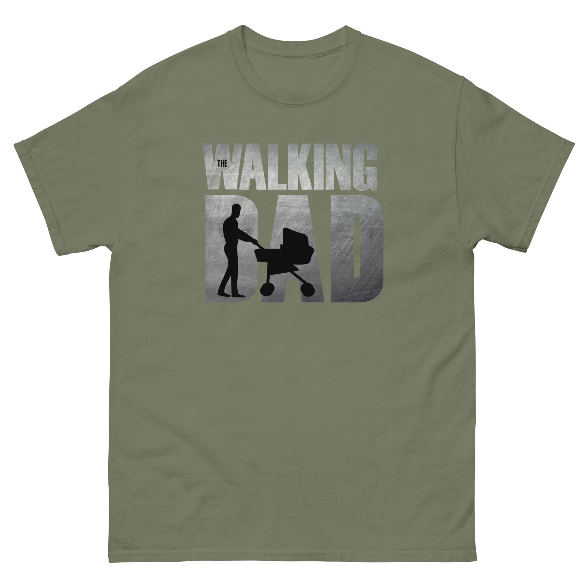 The Walking Dad | Father's Day T-Shirt - Military Green - T-Shirts Online