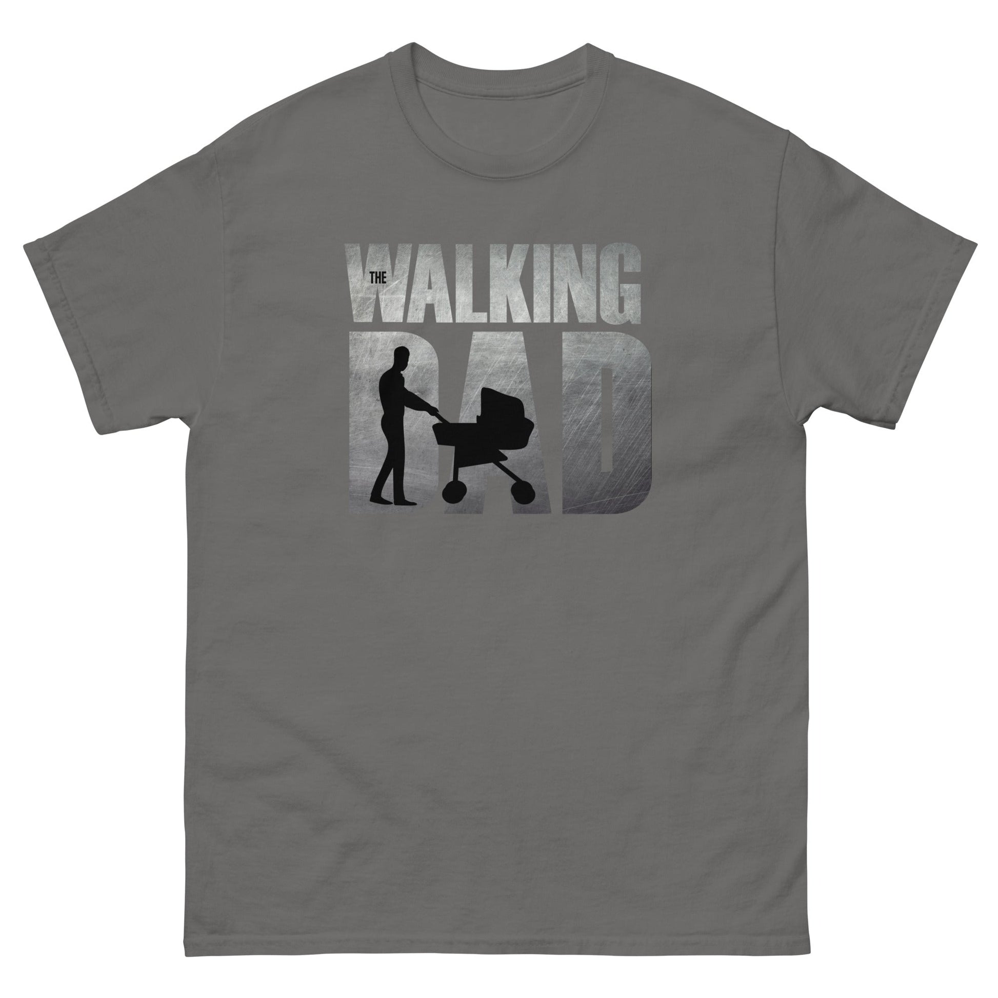 The Walking Dad | Father's Day T-Shirt - Charcoal - T-Shirts Online