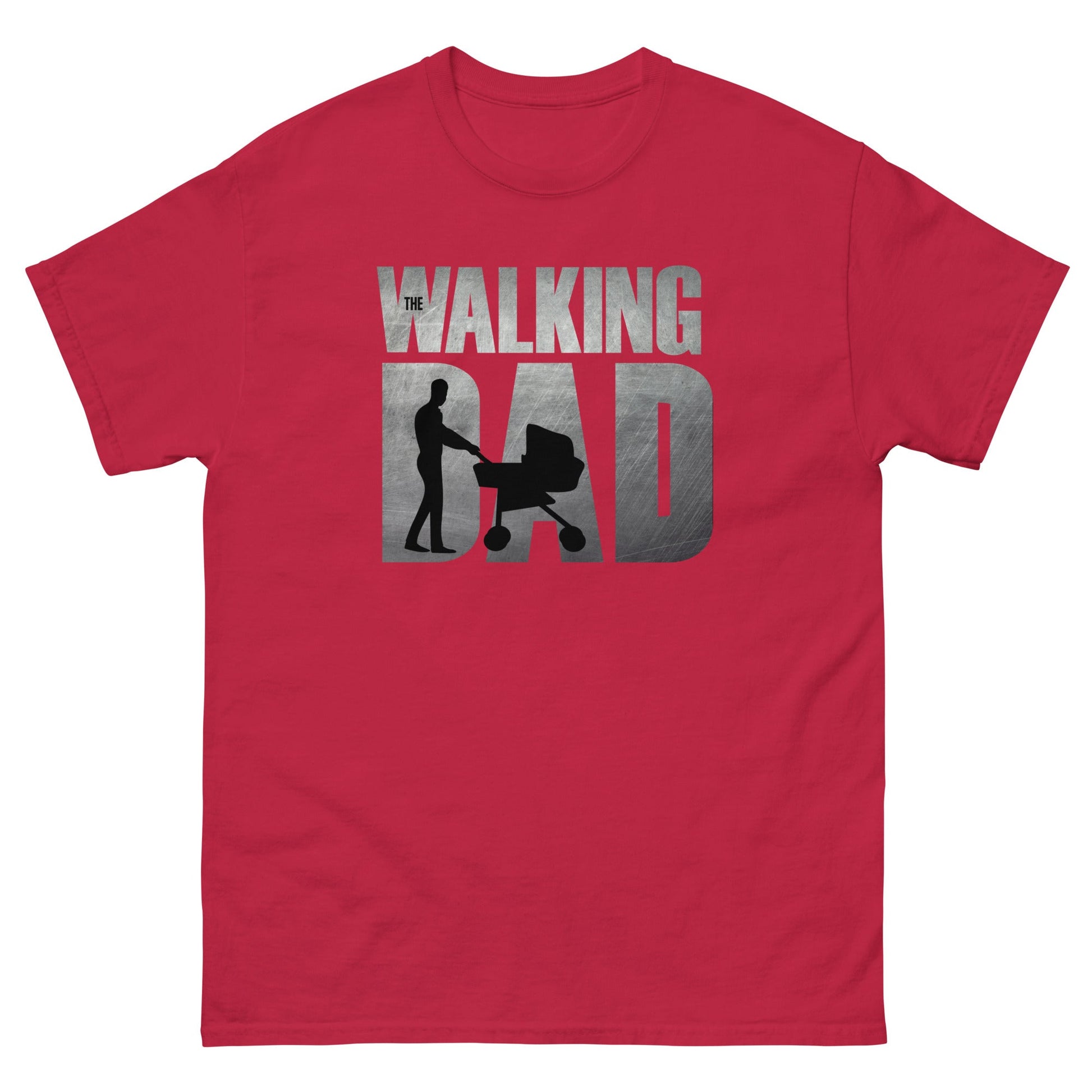 The Walking Dad | Father's Day T-Shirt - Cardinal - T-Shirts Online