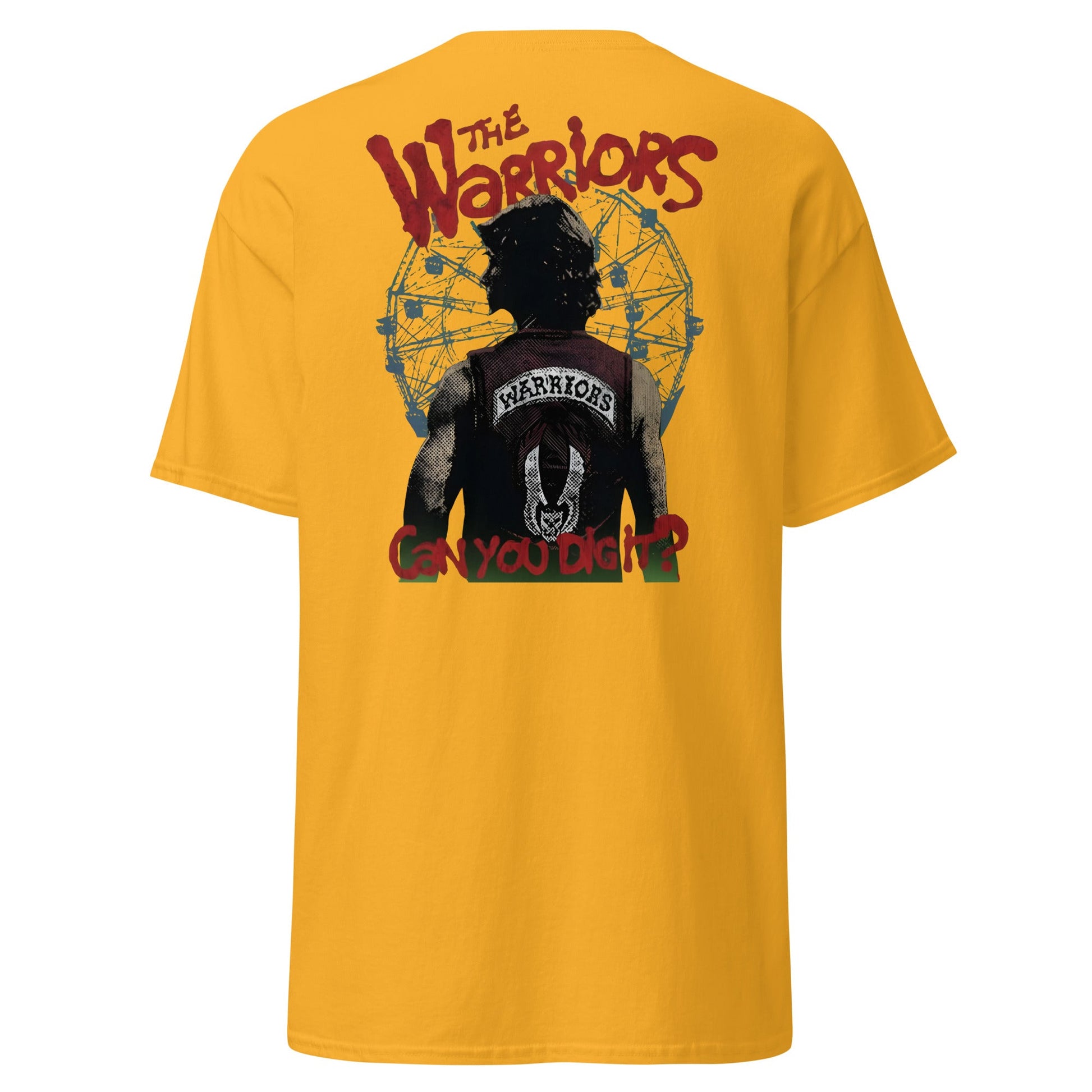 The Warriors Can You Dig It T-Shirt - Gold - T-Shirts Online