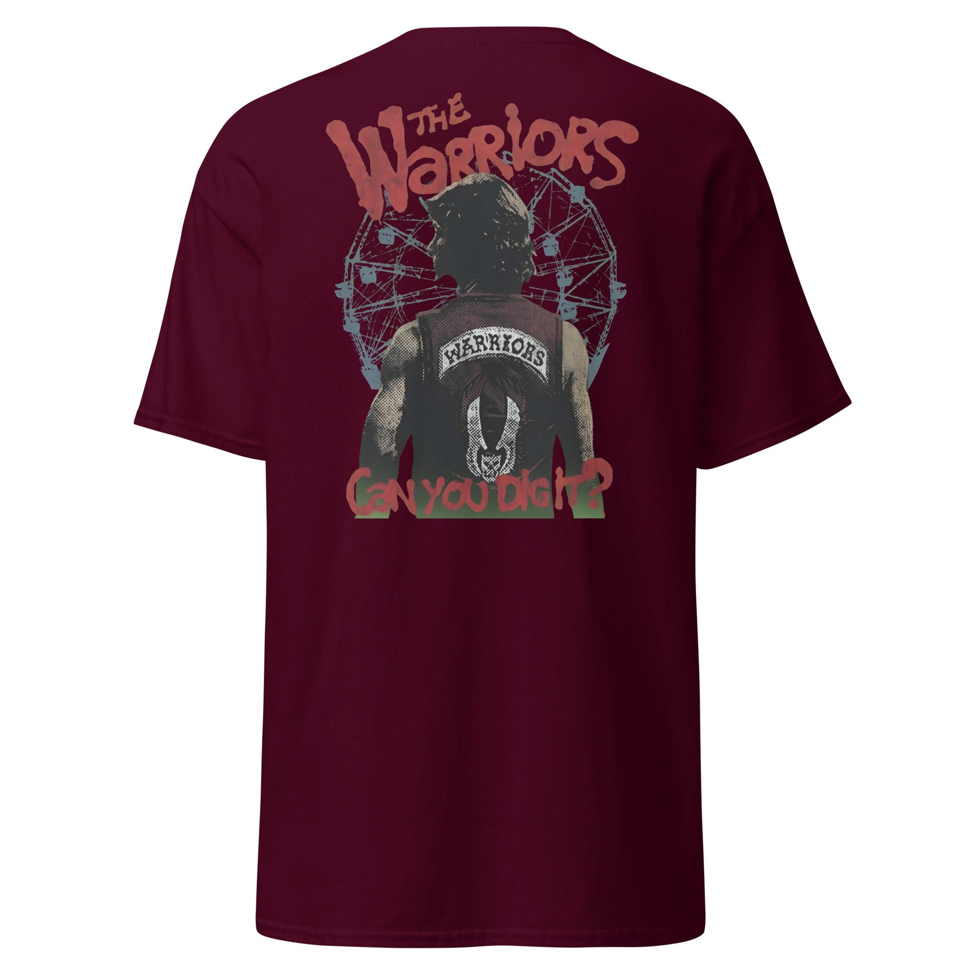 The Warriors Can You Dig It T-Shirt - Maroon - T-Shirts Online