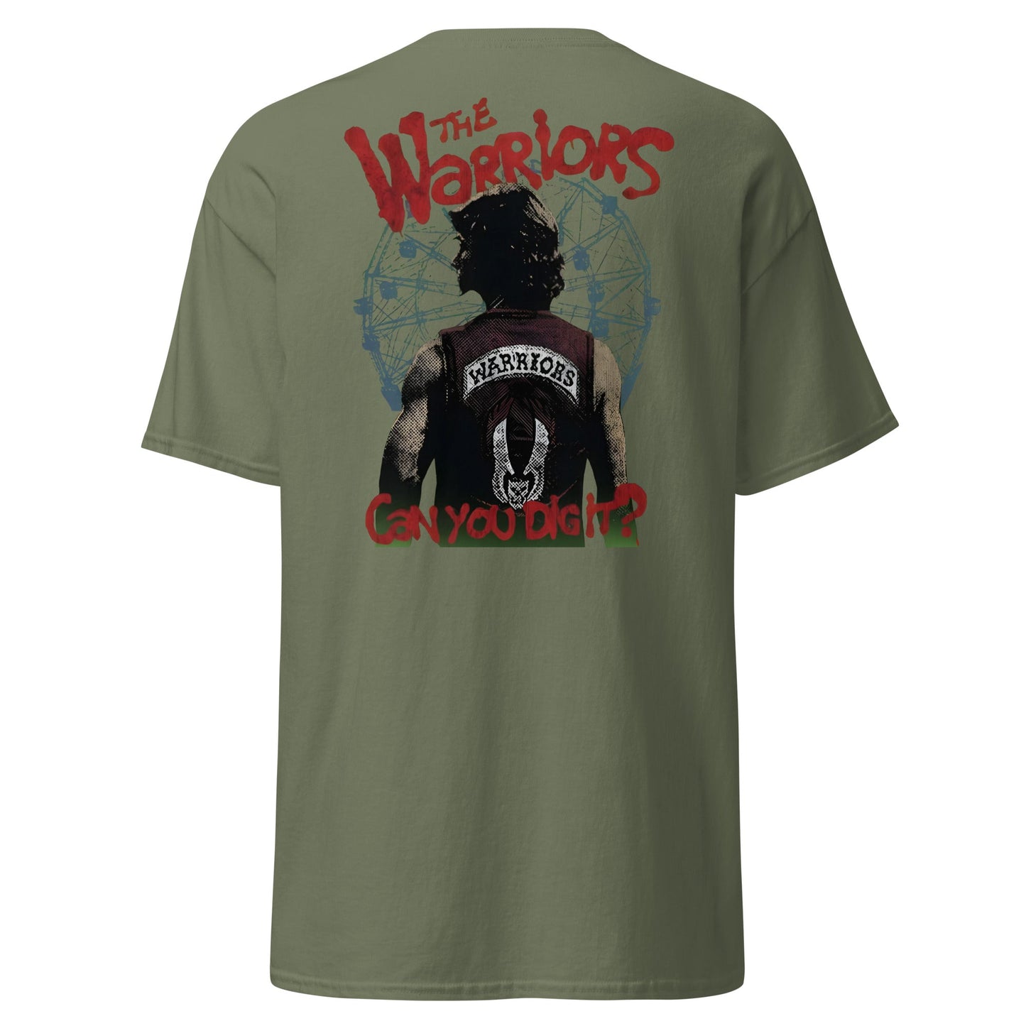The Warriors Can You Dig It T-Shirt - Military Green - T-Shirts Online