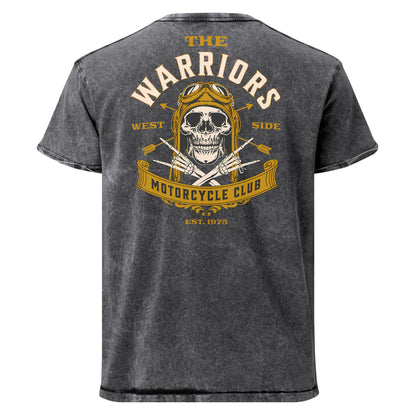 The Warriors Motorcycle Club Denim T-Shirt - Black - T-Shirts Online