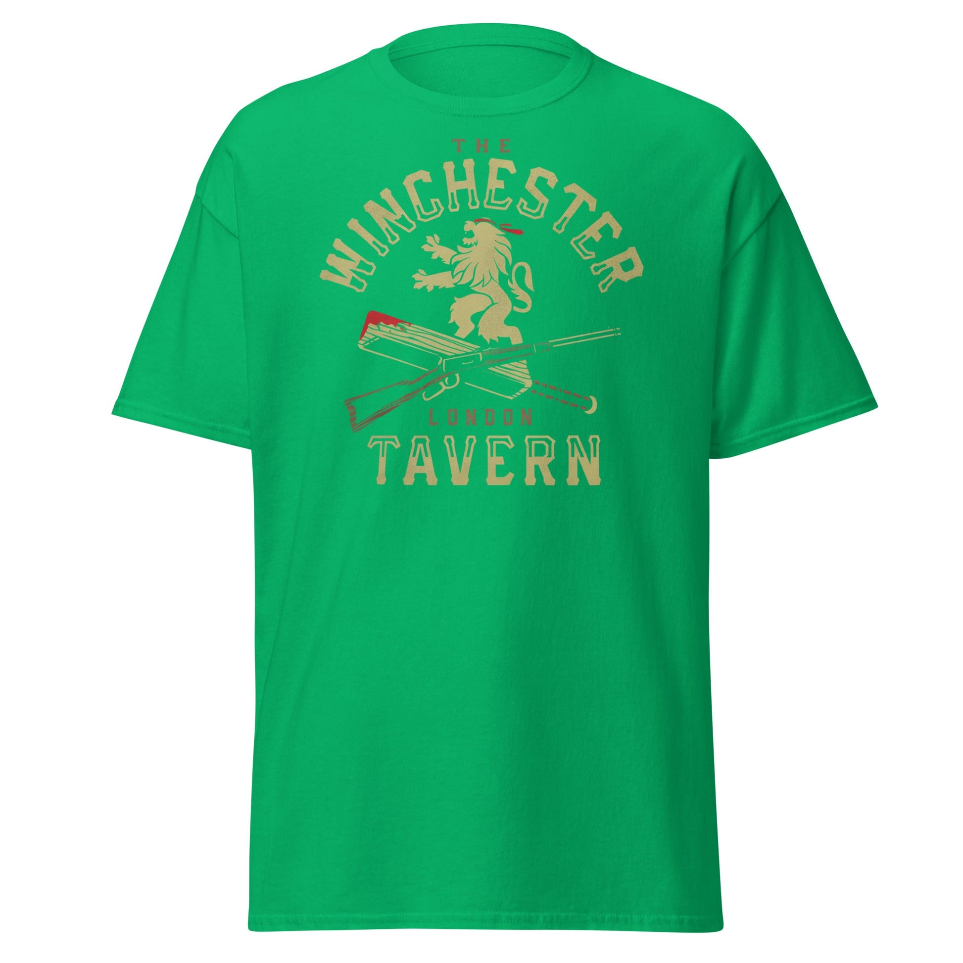 The Winchester Tavern London T-Shirt | Pub Logo Tee - Irish Green - T-Shirts Online