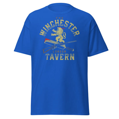 The Winchester Tavern London T-Shirt | Pub Logo Tee - Royal - T-Shirts Online