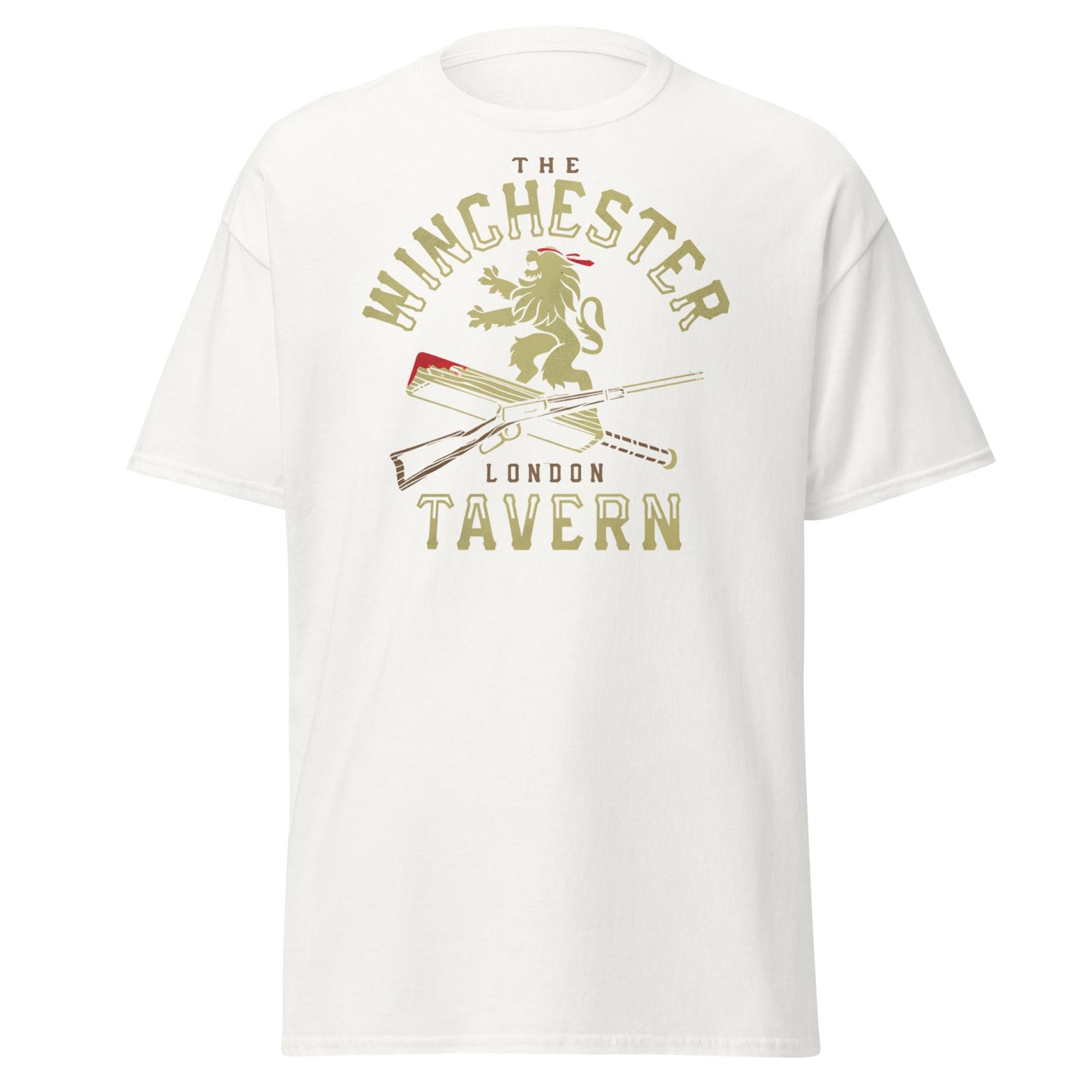 The Winchester Tavern London T-Shirt | Pub Logo Tee - White - T-Shirts Online