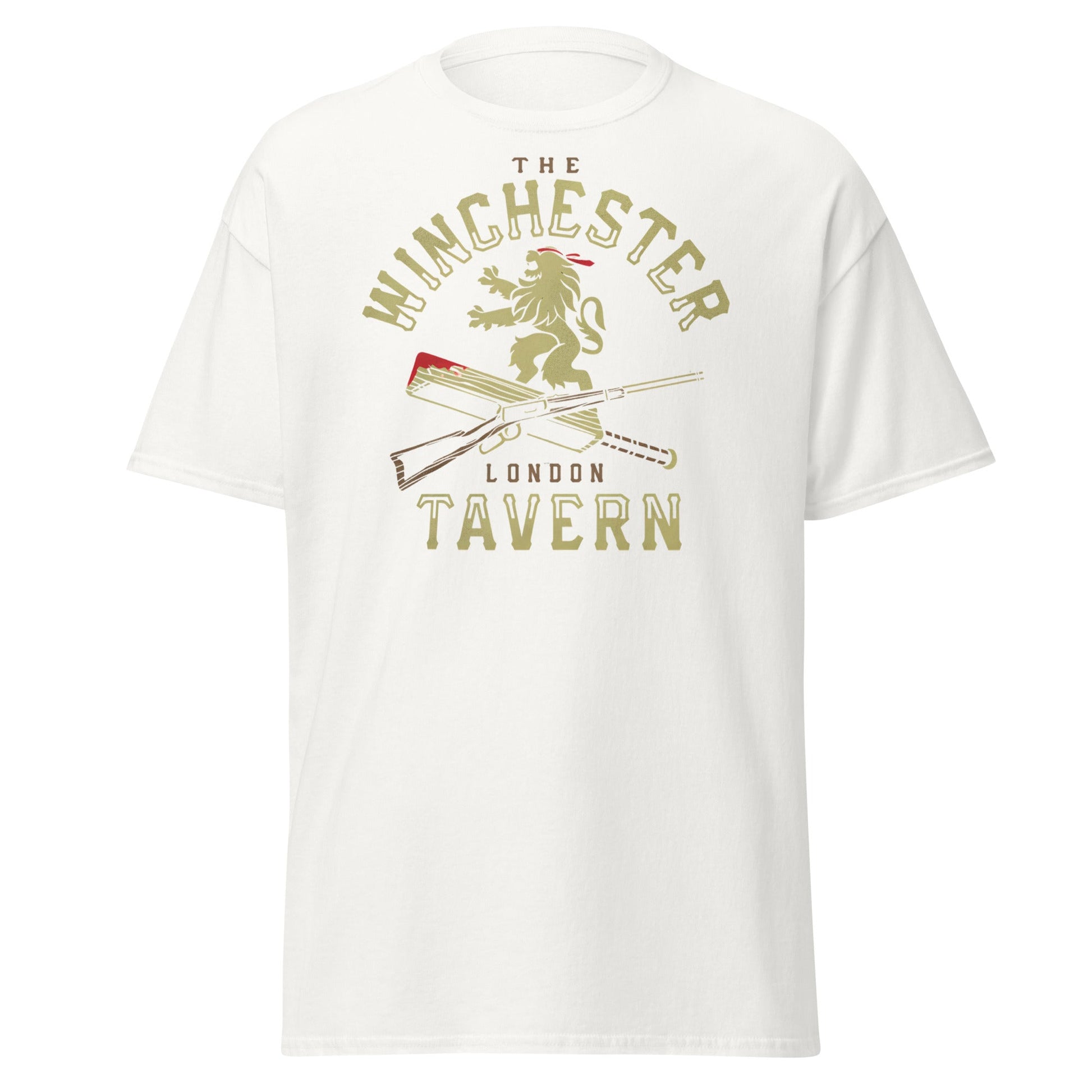 The Winchester Tavern London T-Shirt | Pub Logo Tee - White - T-Shirts Online