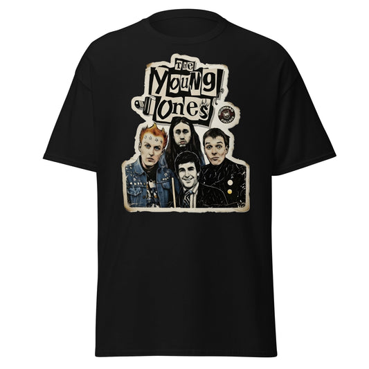 The Young Ones Scumbag College Retro British Comedy T-Shirt - Black - T-Shirts Online