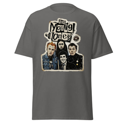 The Young Ones Scumbag College Retro British Comedy T-Shirt - Charcoal - T-Shirts Online