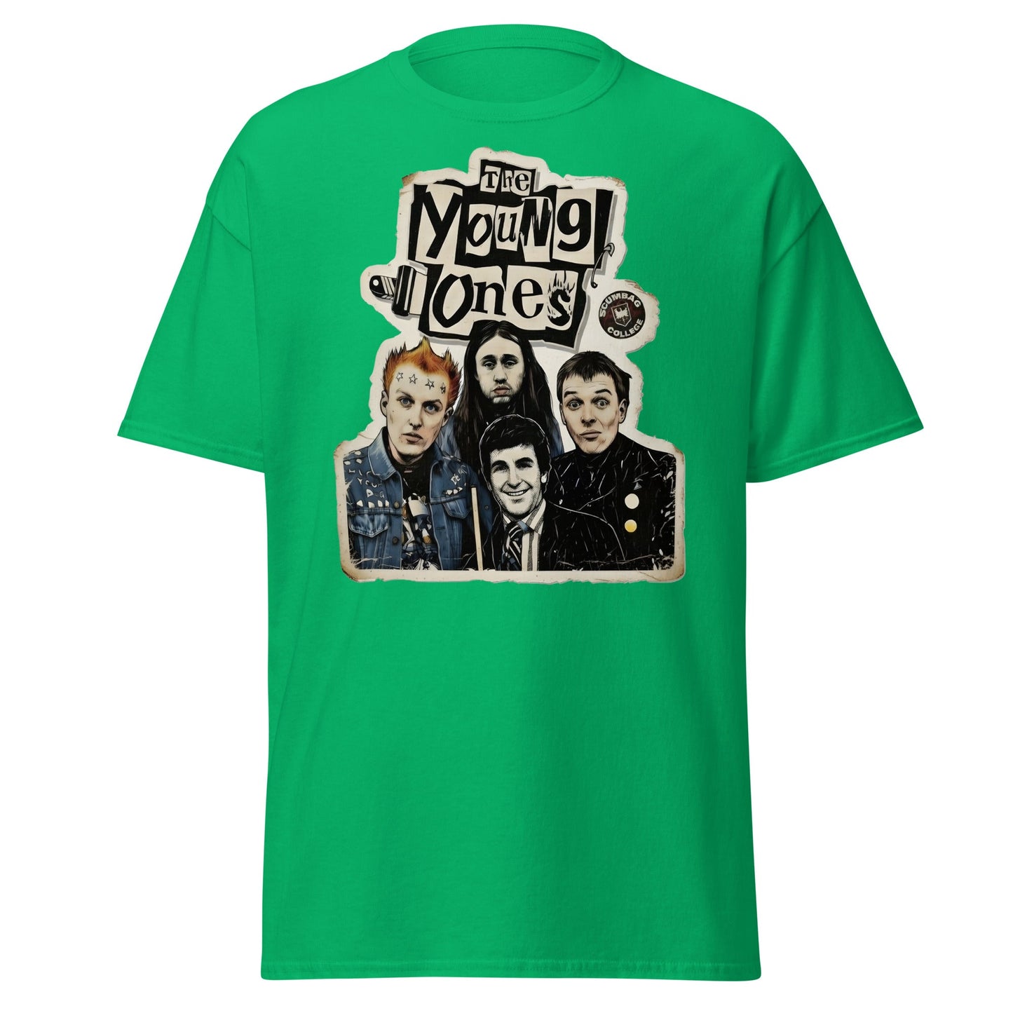 The Young Ones Scumbag College Retro British Comedy T-Shirt - Irish Green - T-Shirts Online