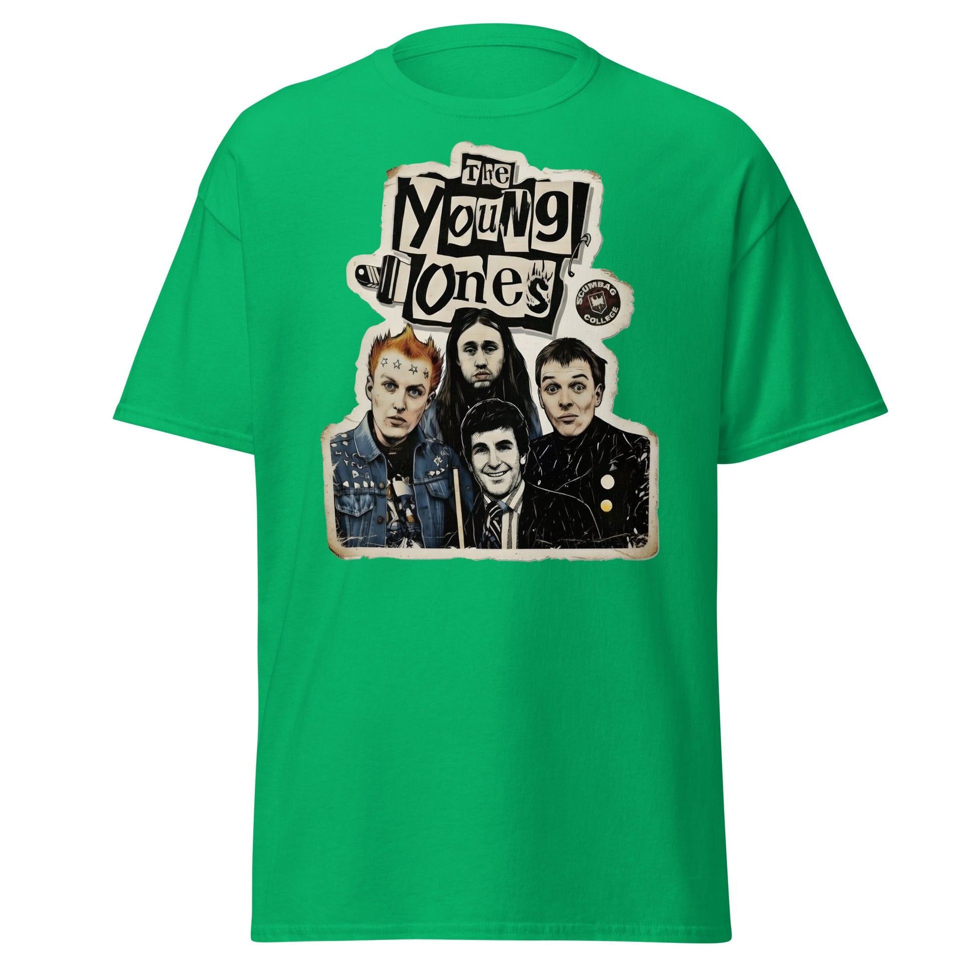 The Young Ones Scumbag College Retro British Comedy T-Shirt - Irish Green - T-Shirts Online