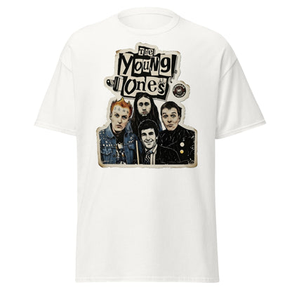 The Young Ones Scumbag College Retro British Comedy T-Shirt - White - T-Shirts Online