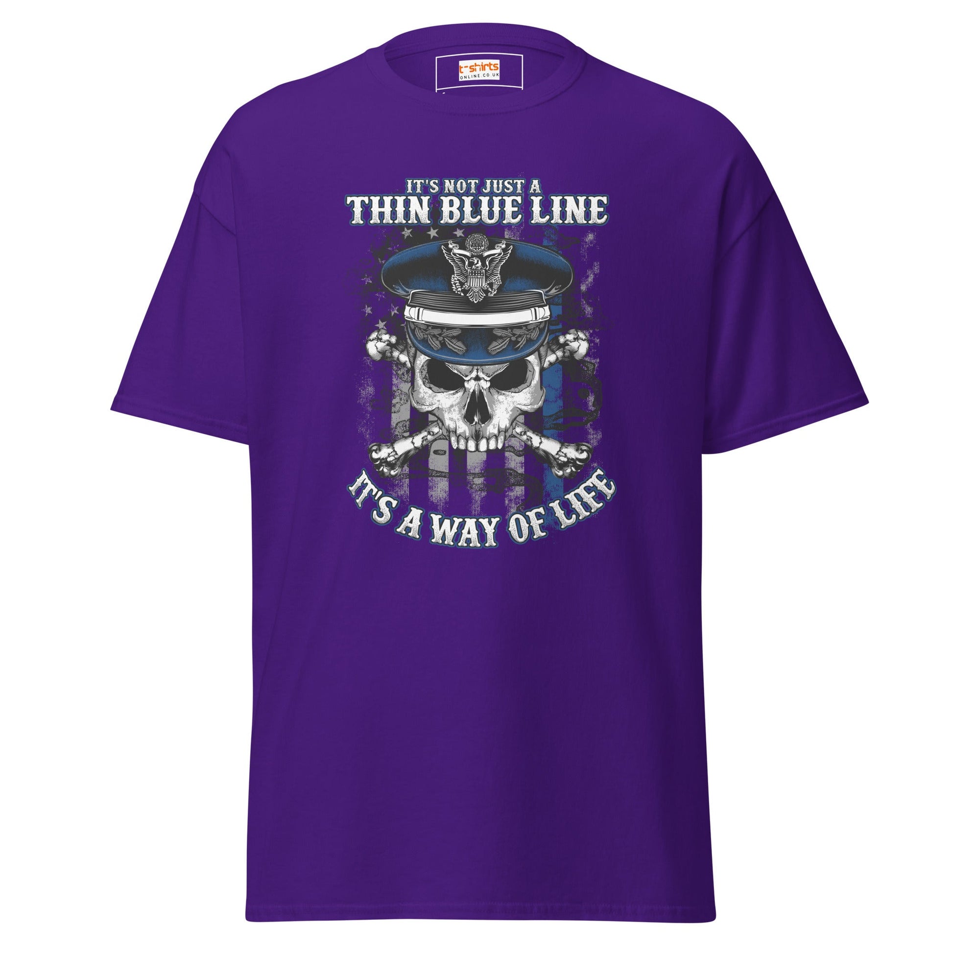 Thin Blue Line | Police T-Shirt - T-Shirts Online