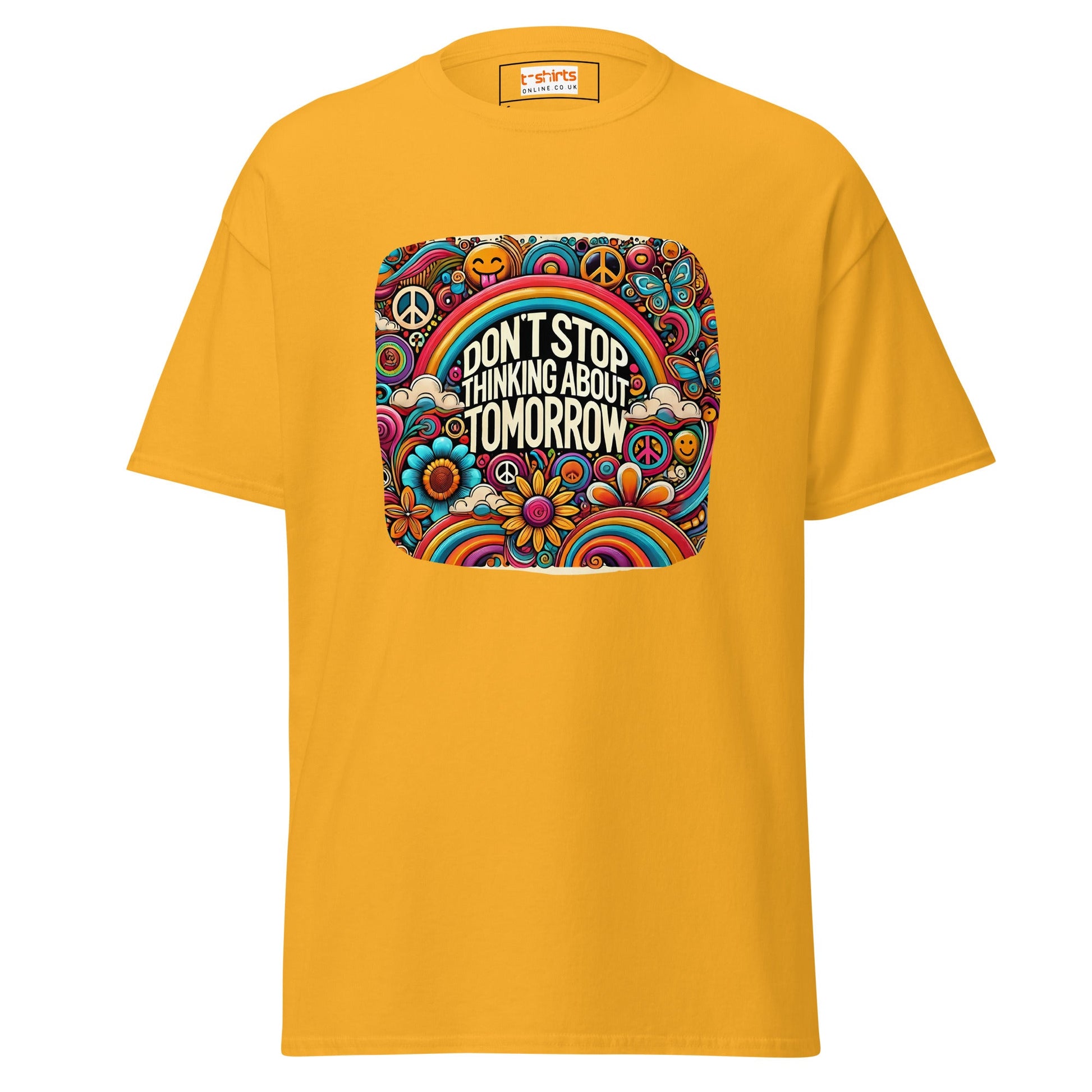Think About Tomorrow | Inspired T-Shirt - Gold - T-Shirts Online