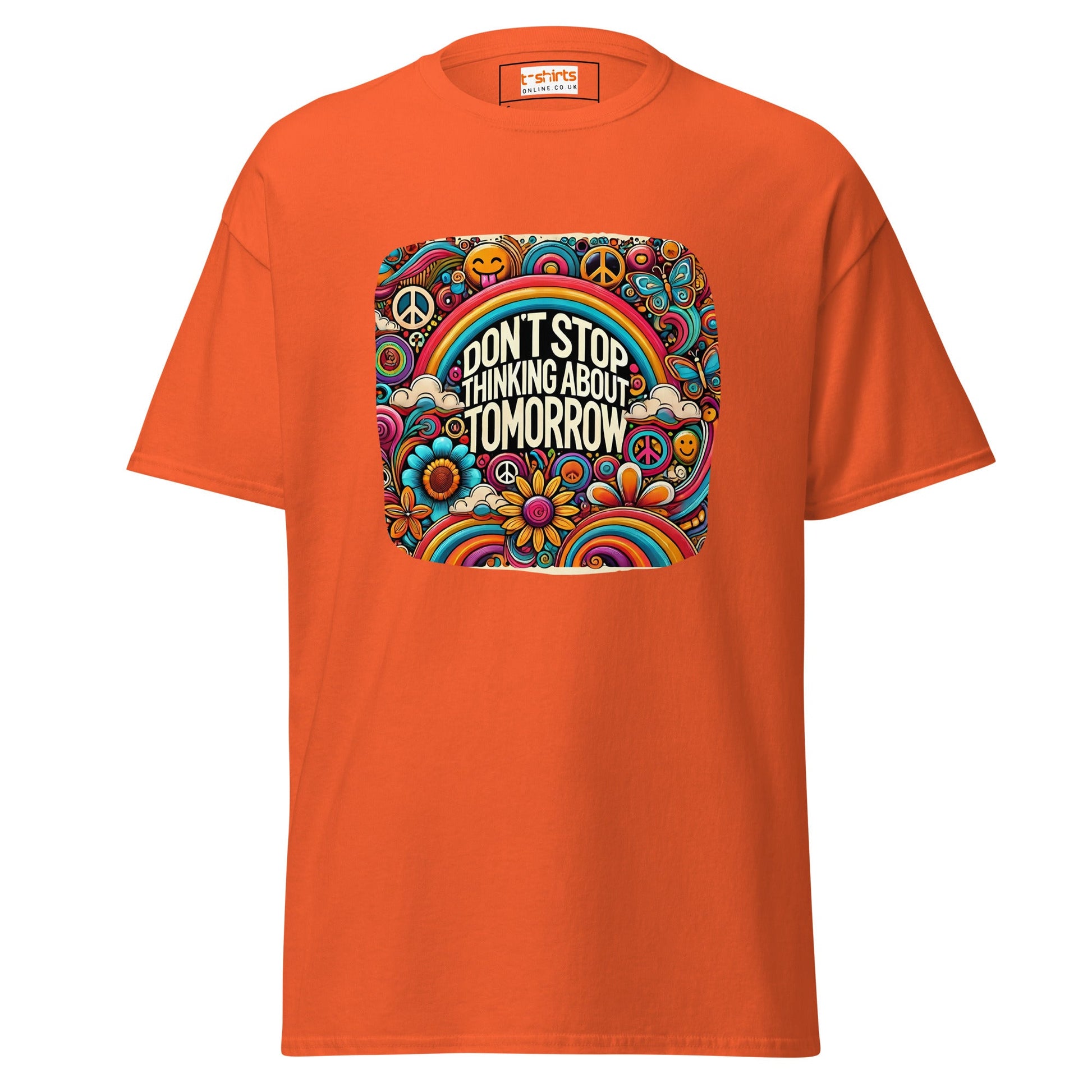 Think About Tomorrow | Inspired T-Shirt - Orange - T-Shirts Online