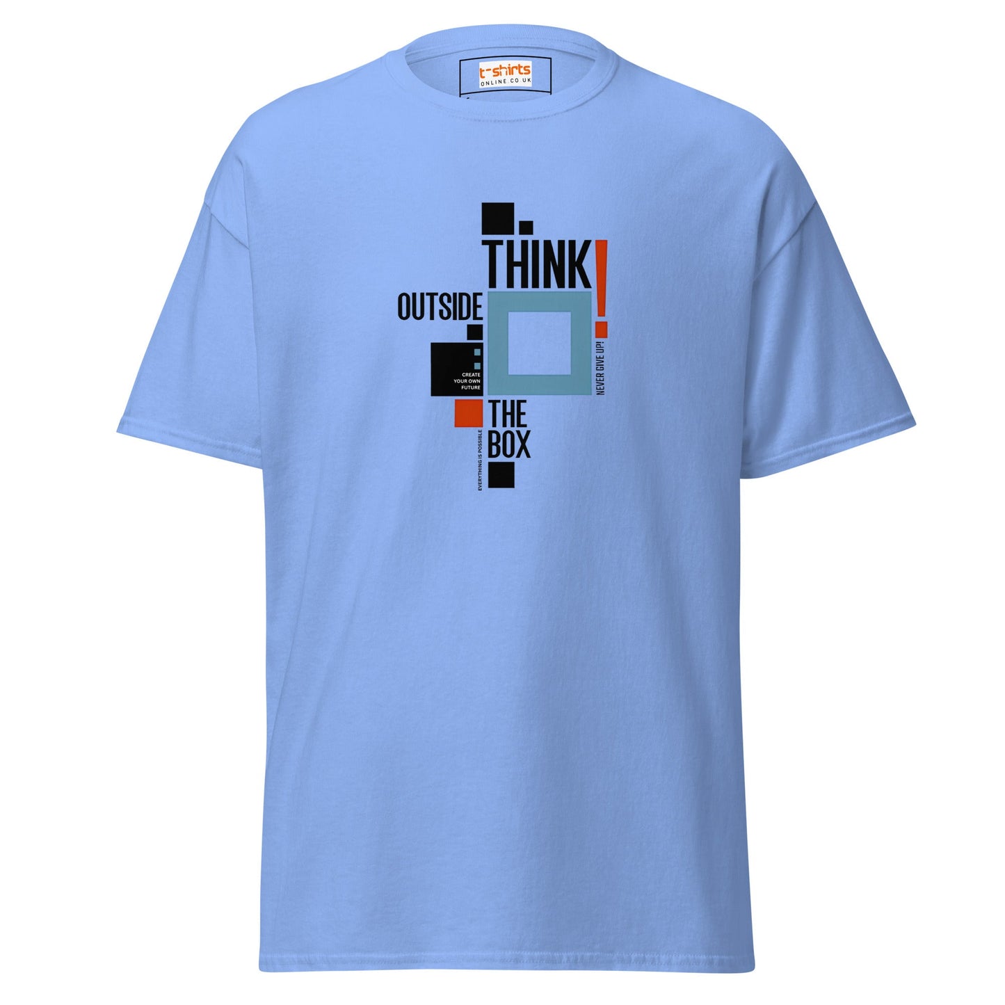 Think Outside the Box | Inspired T-Shirt - Carolina Blue - T-Shirts Online