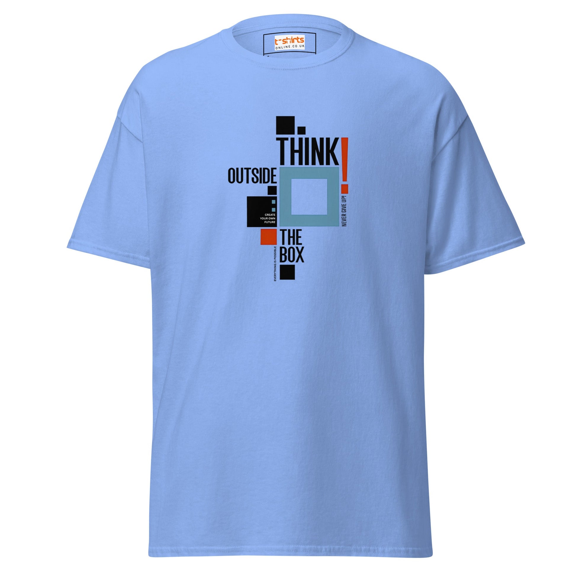 Think Outside the Box | Inspired T-Shirt - Carolina Blue - T-Shirts Online