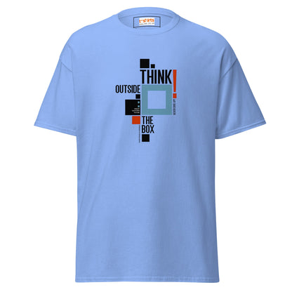 Think Outside the Box | Inspired T-Shirt - Carolina Blue - T-Shirts Online