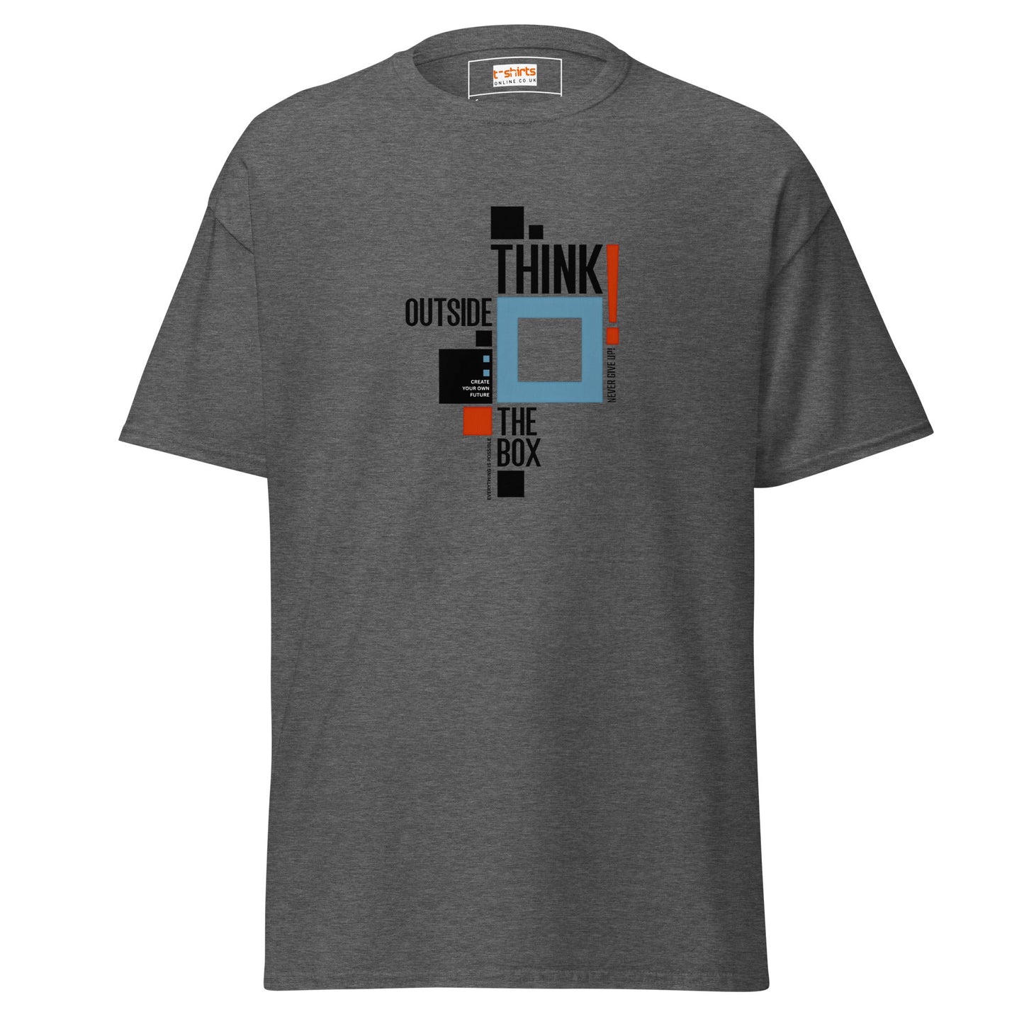 Think Outside the Box | Inspired T-Shirt - Dark Heather - T-Shirts Online