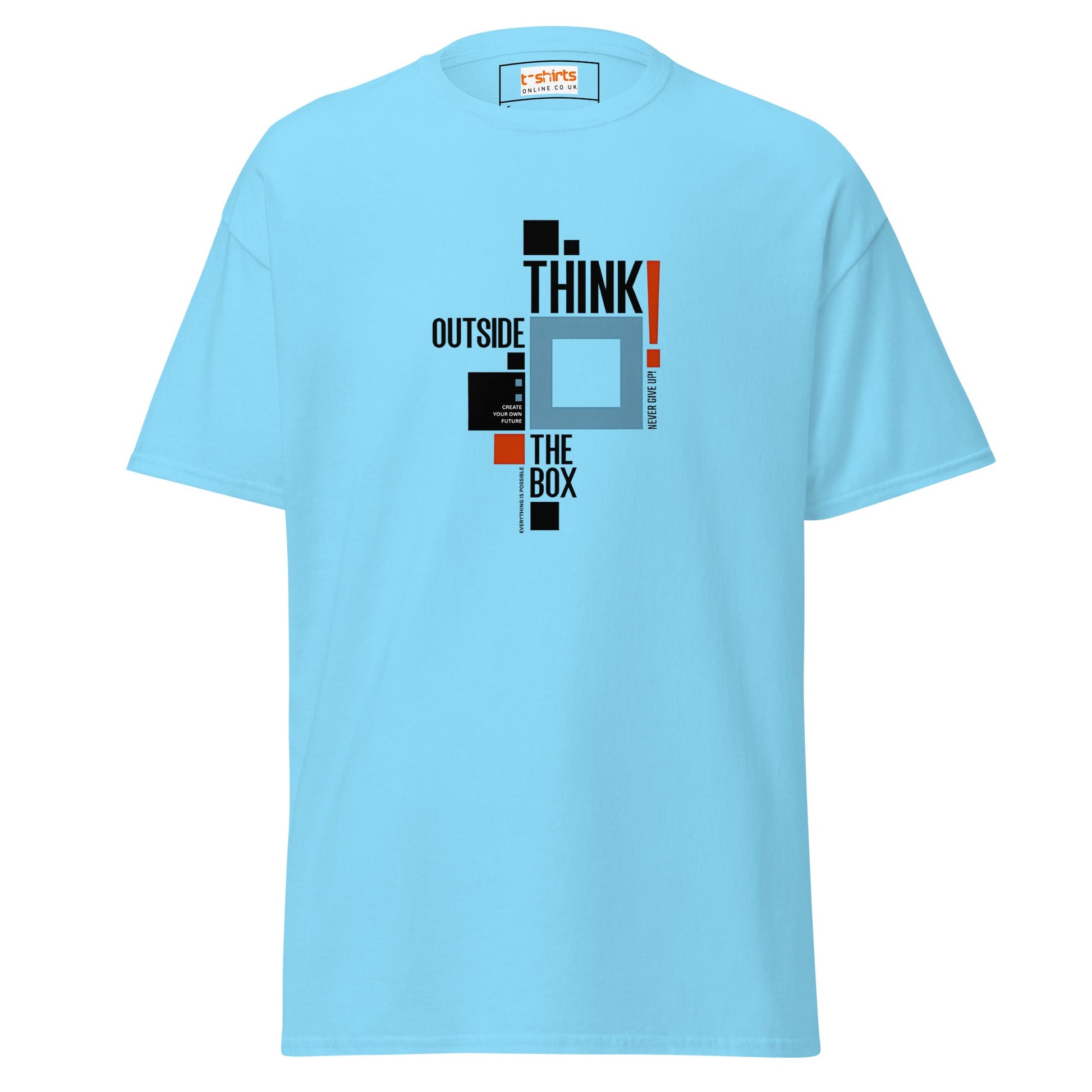 Think Outside the Box | Inspired T-Shirt - Sky - T-Shirts Online
