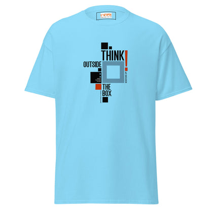 Think Outside the Box | Inspired T-Shirt - Sky - T-Shirts Online