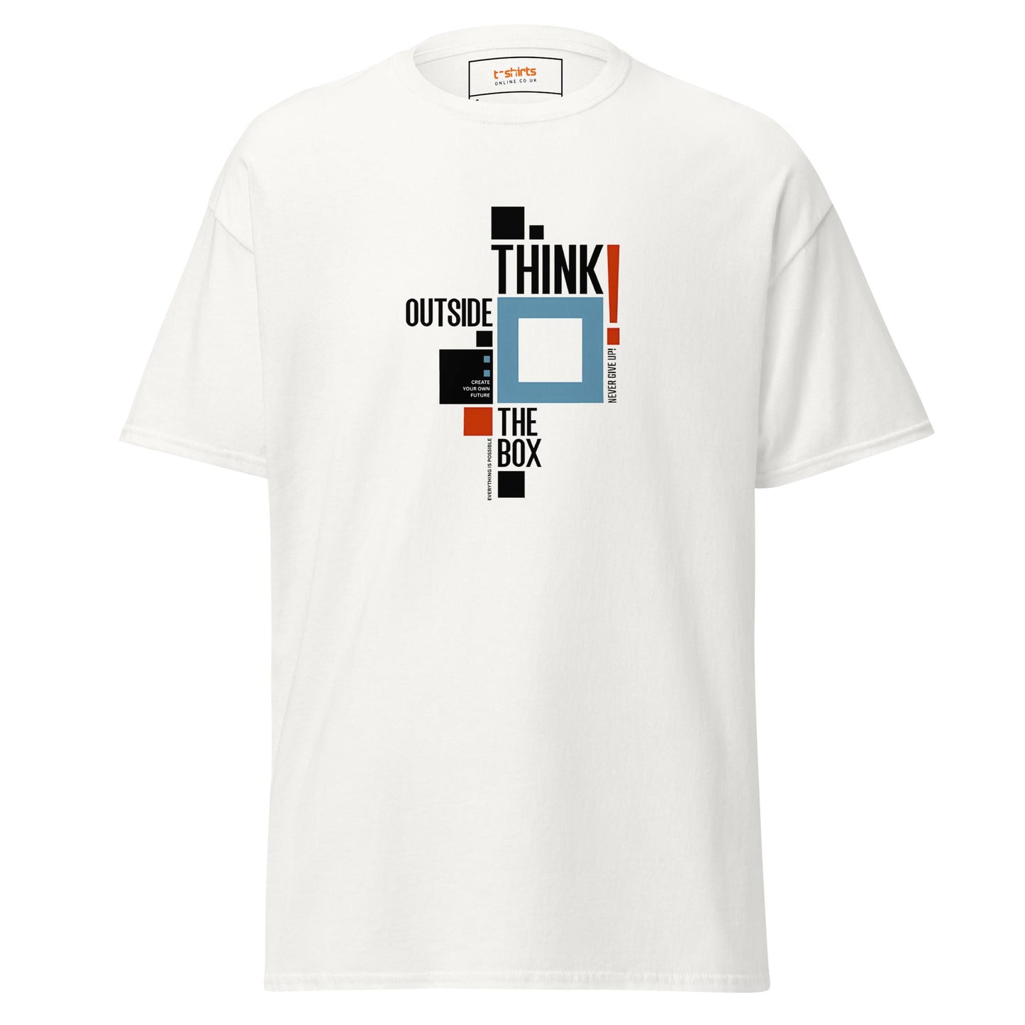 Think Outside the Box | Inspired T-Shirt - White - T-Shirts Online