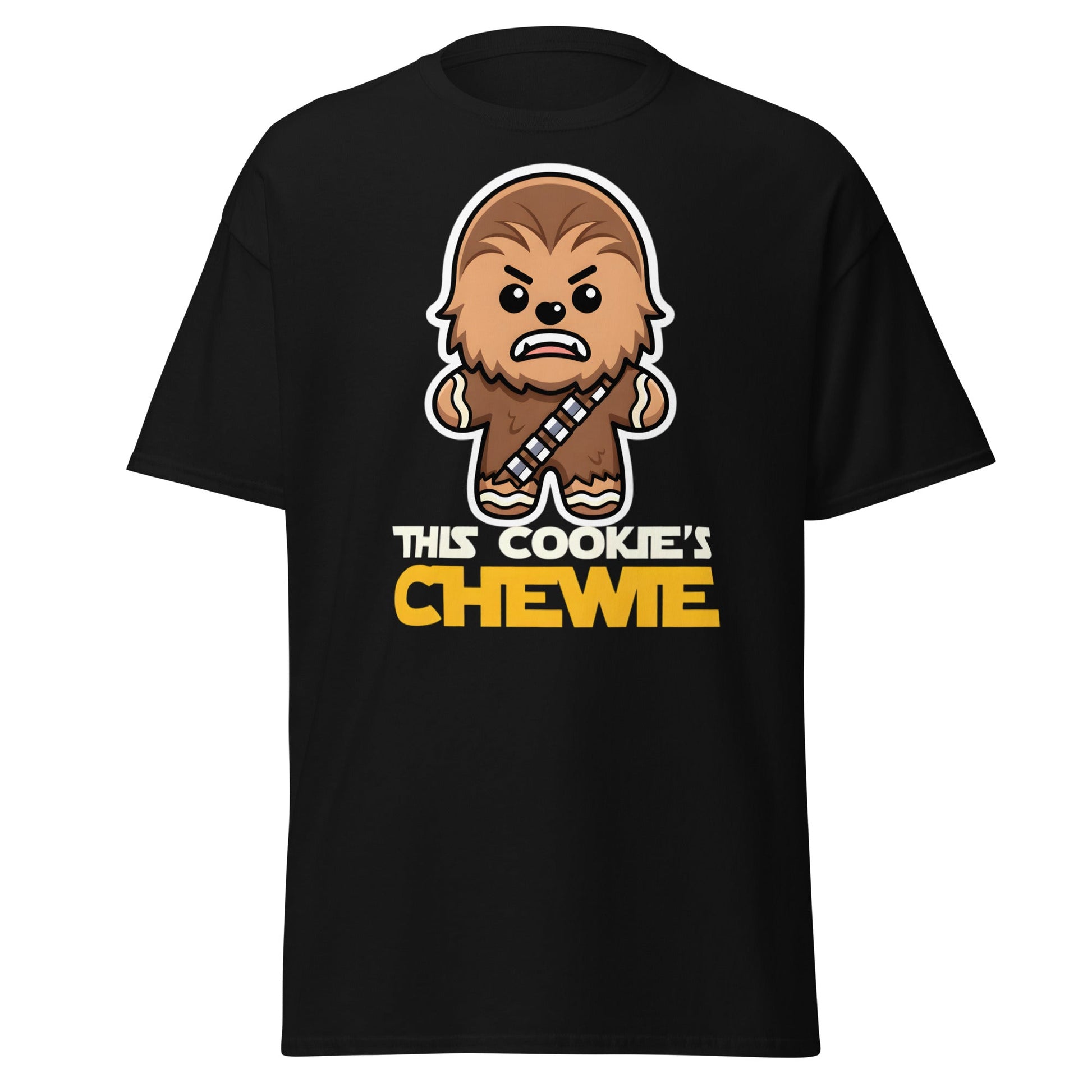 This Cookie's Chewie | Funny Star Wars Gingerbread T-Shirt - Black - T-Shirts Online