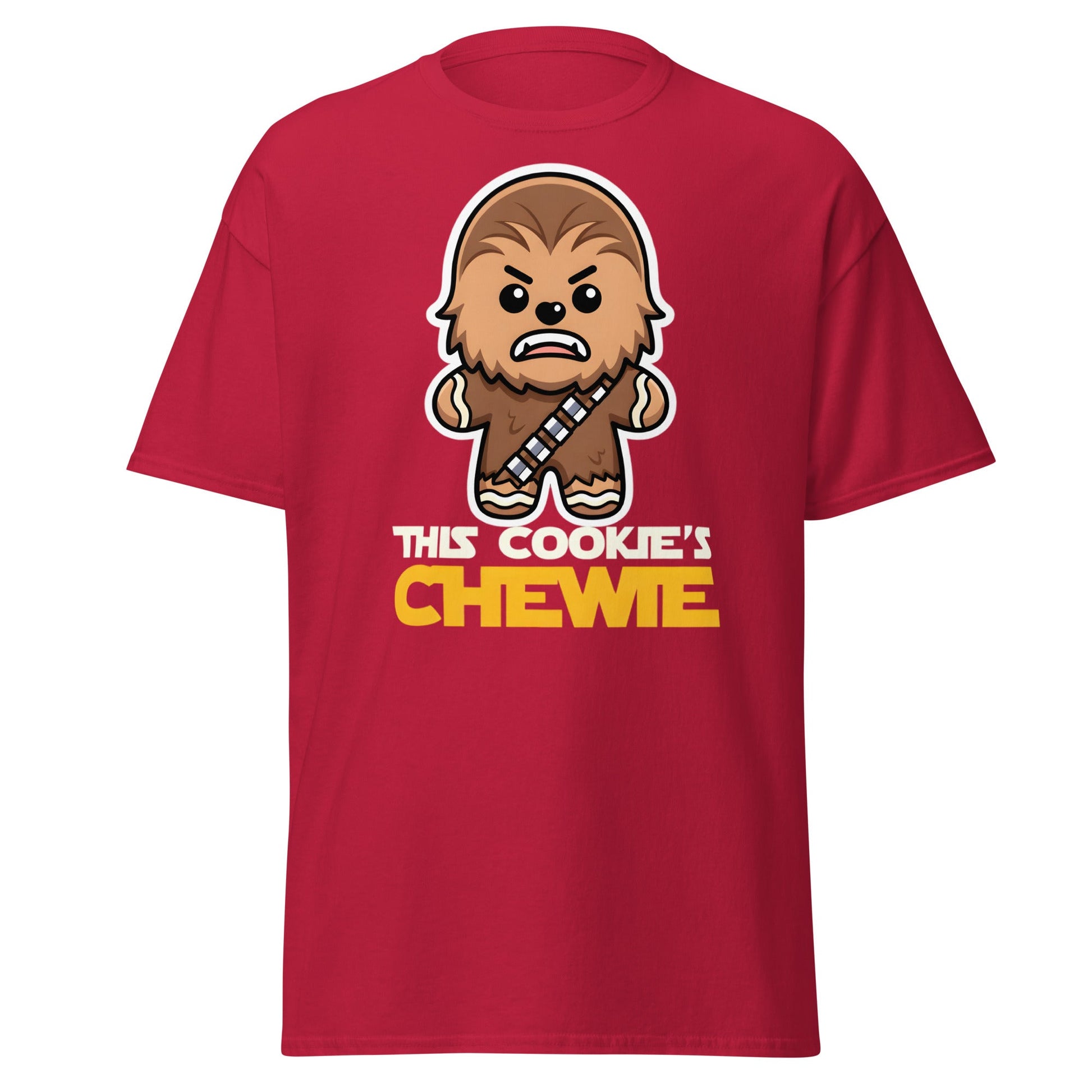 This Cookie's Chewie | Funny Star Wars Gingerbread T-Shirt - Cardinal - T-Shirts Online