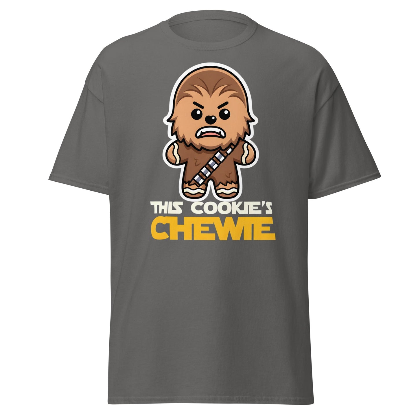 This Cookie's Chewie | Funny Star Wars Gingerbread T-Shirt - Charcoal - T-Shirts Online