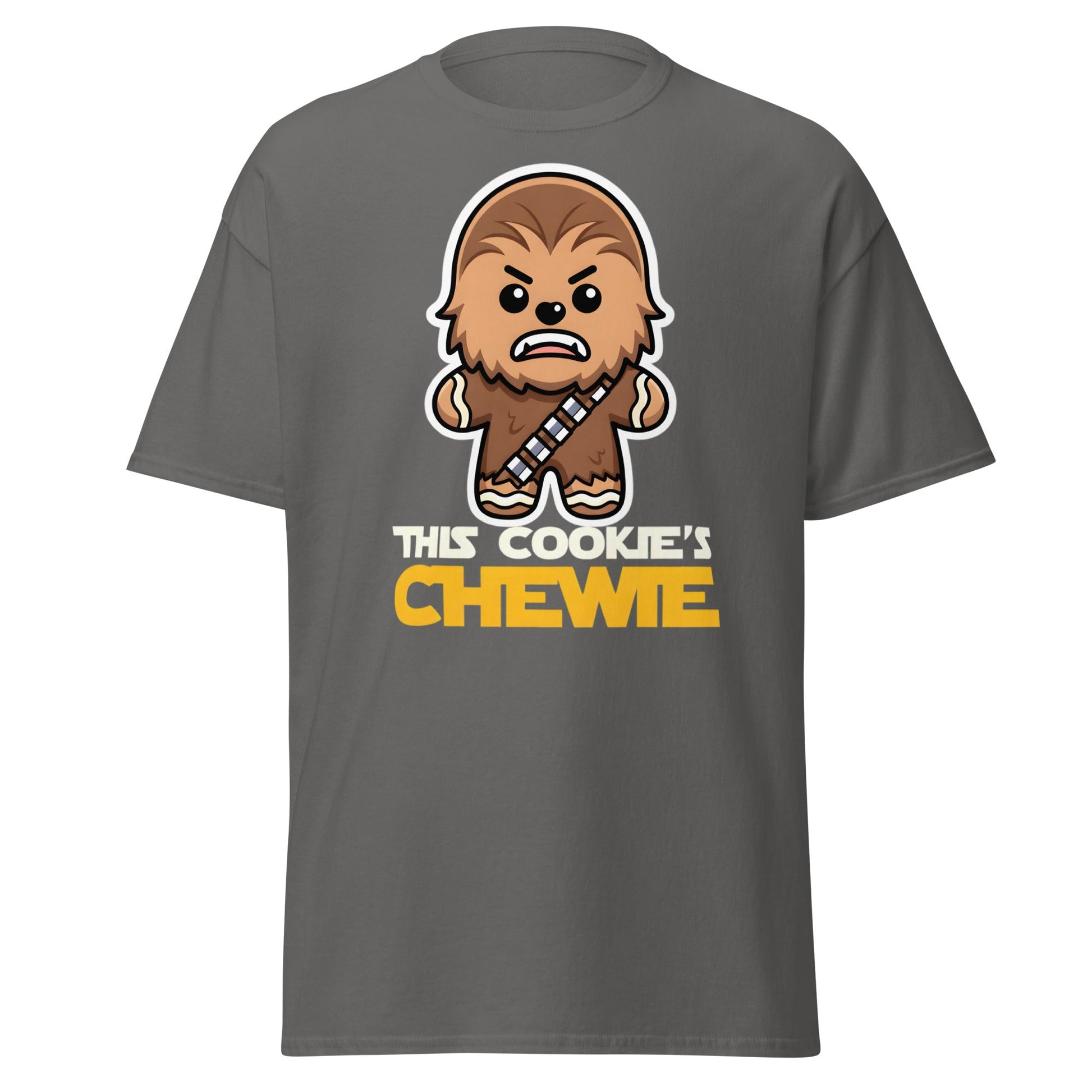 This Cookie's Chewie | Funny Star Wars Gingerbread T-Shirt - Charcoal - T-Shirts Online