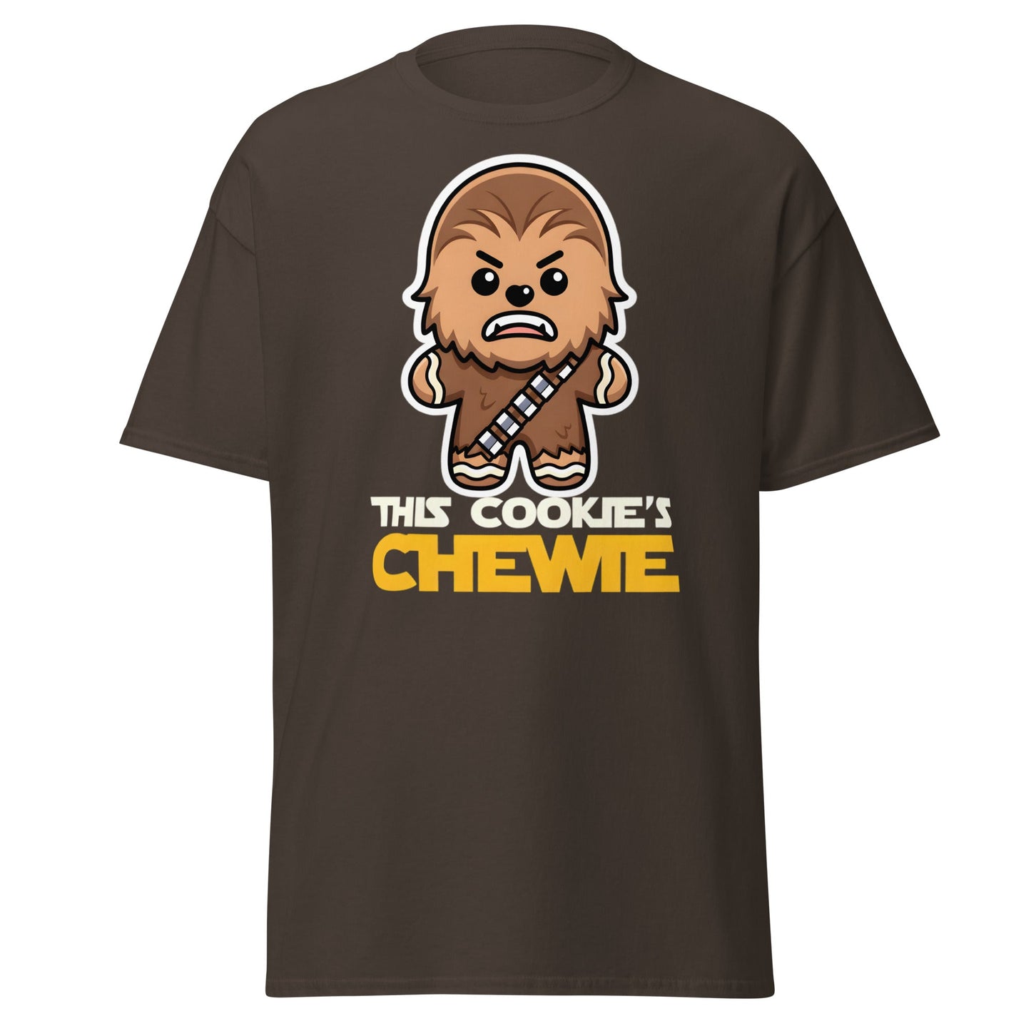 This Cookie's Chewie | Funny Star Wars Gingerbread T-Shirt - Dark Chocolate - T-Shirts Online