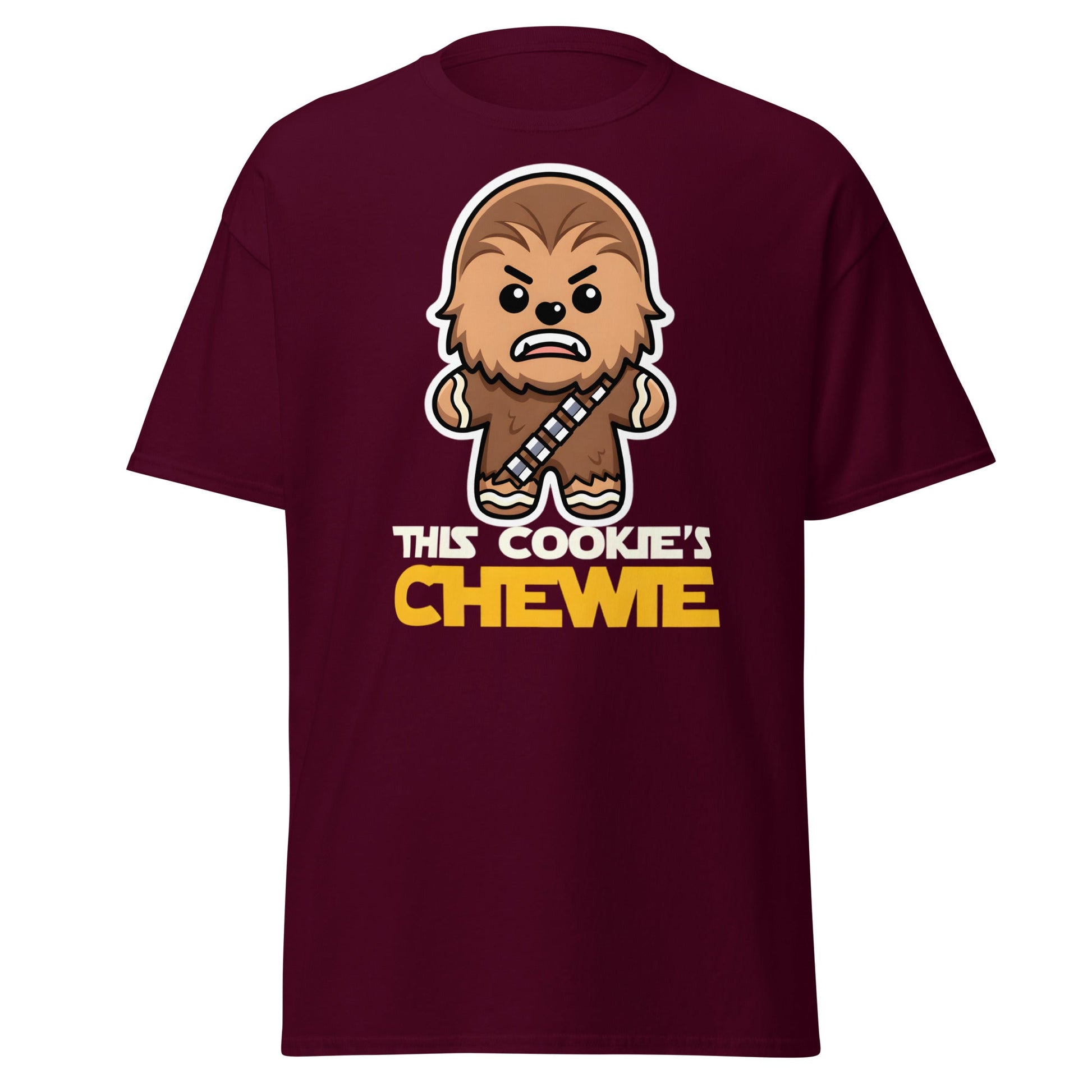 This Cookie's Chewie | Funny Star Wars Gingerbread T-Shirt - Maroon - T-Shirts Online
