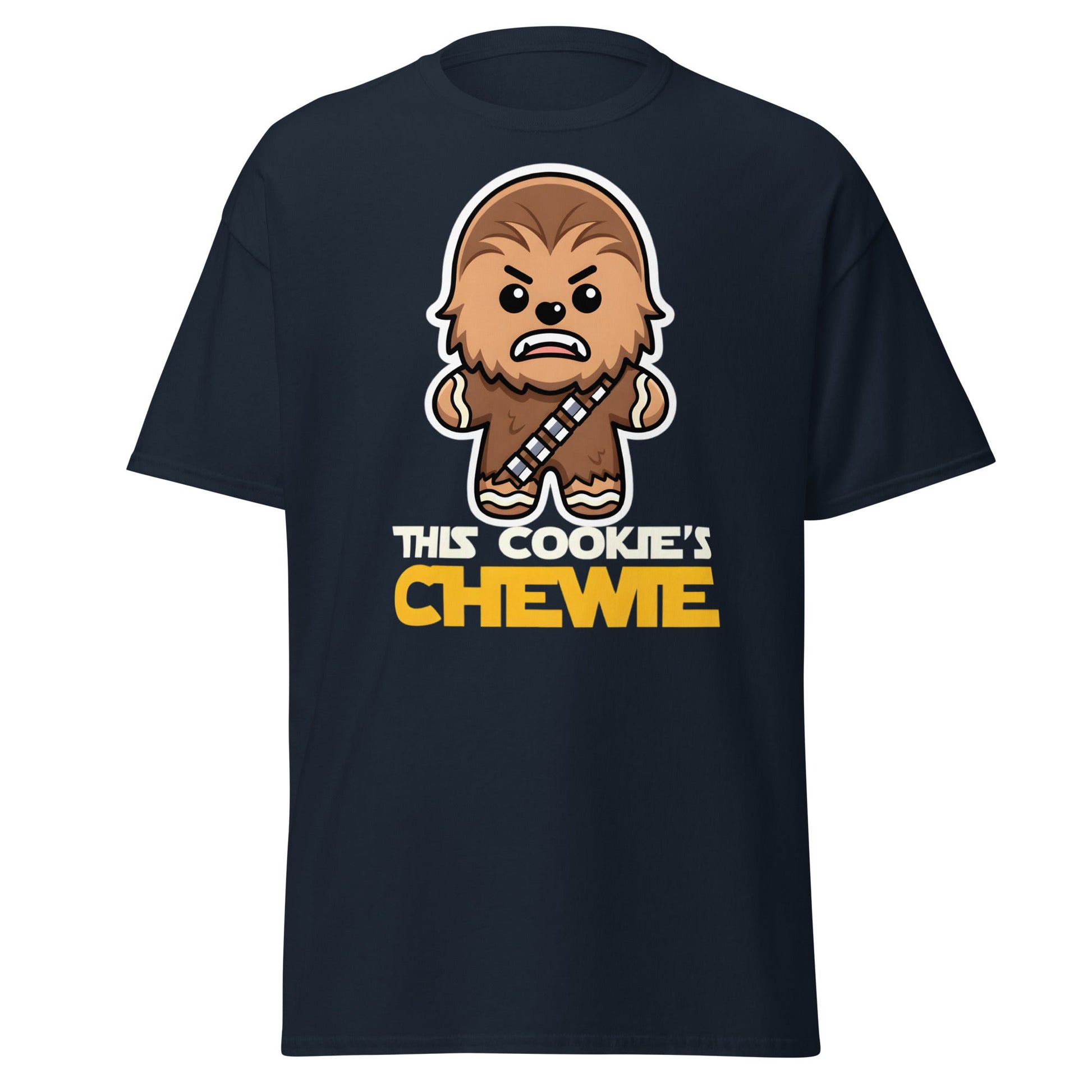 This Cookie's Chewie | Funny Star Wars Gingerbread T-Shirt - Navy - T-Shirts Online