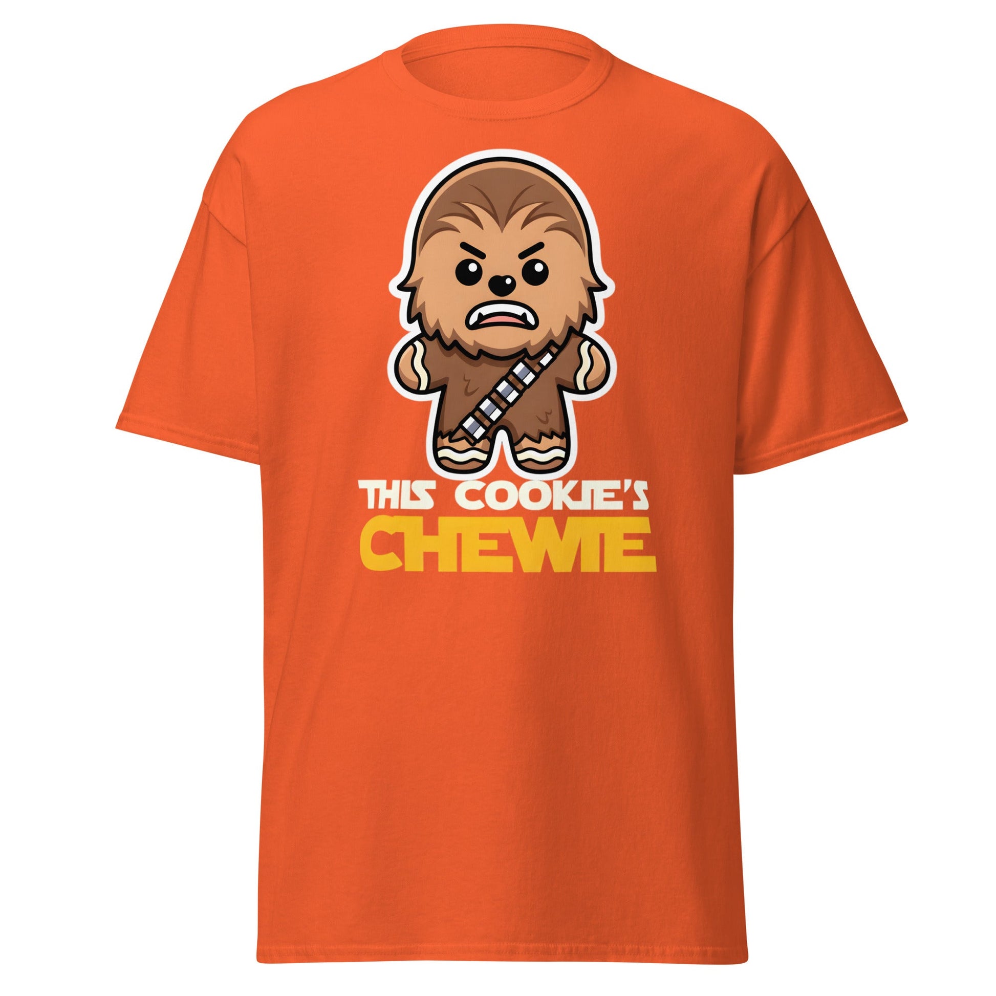 This Cookie's Chewie | Funny Star Wars Gingerbread T-Shirt - Orange - T-Shirts Online