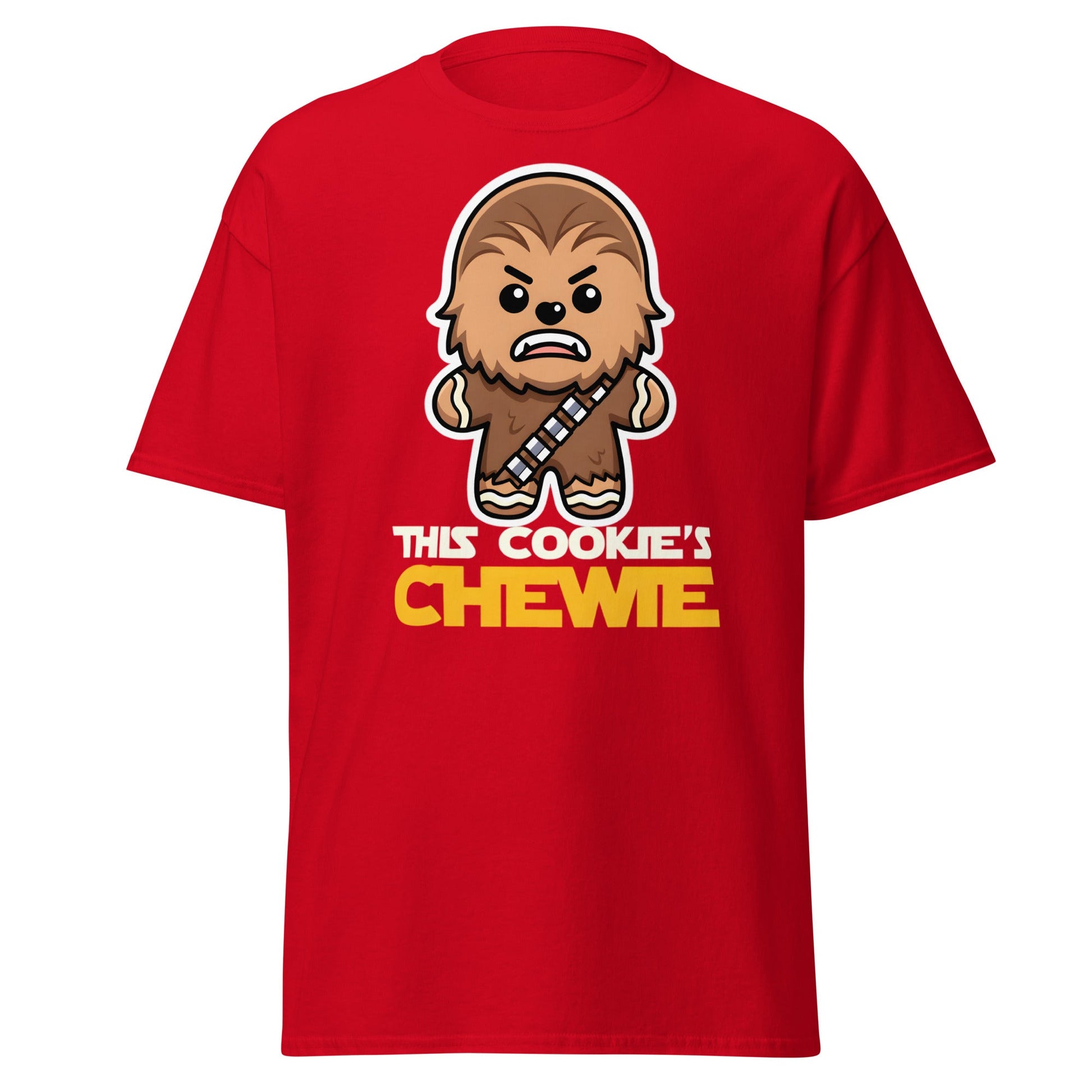 This Cookie's Chewie | Funny Star Wars Gingerbread T-Shirt - Red - T-Shirts Online