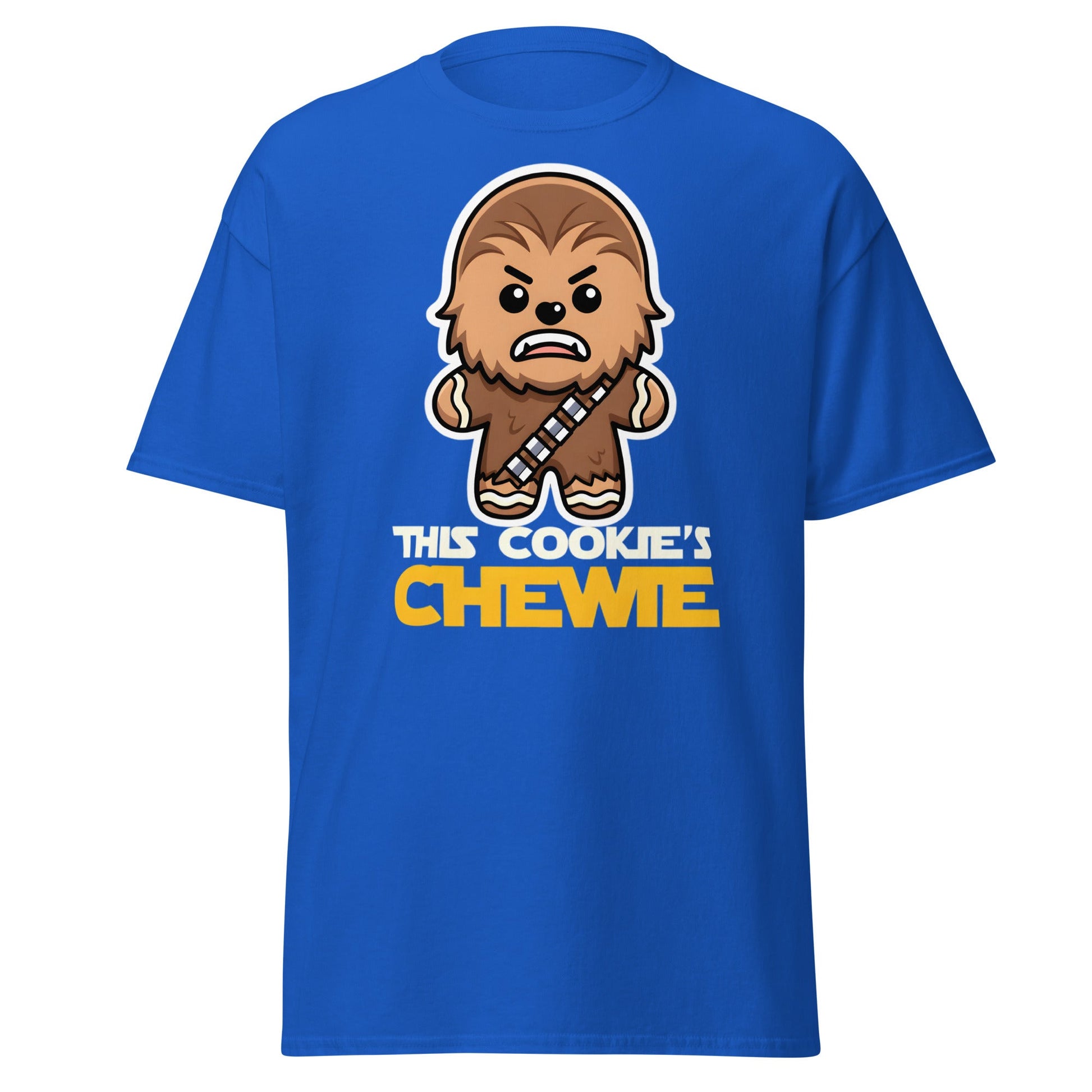 This Cookie's Chewie | Funny Star Wars Gingerbread T-Shirt - Royal - T-Shirts Online