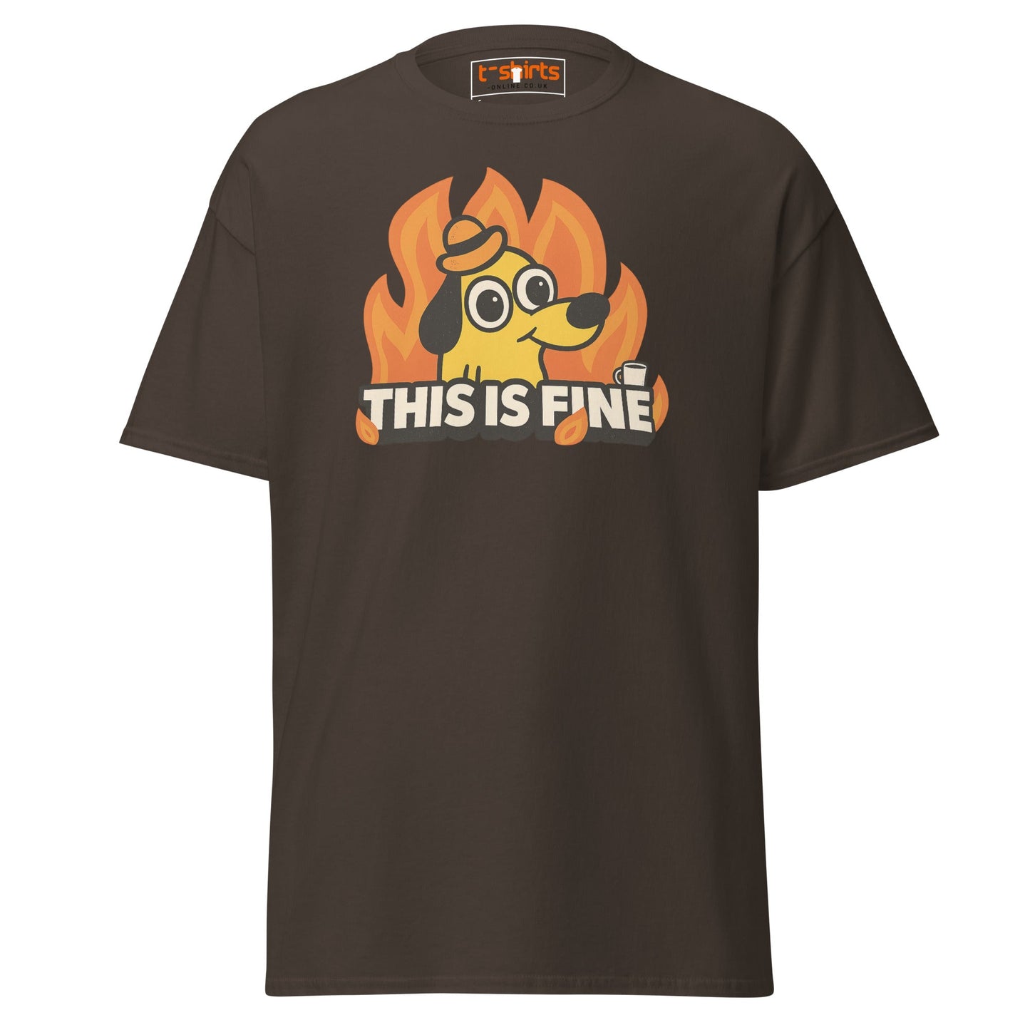 This is Fine Meme T-Shirt - Dark Chocolate - T-Shirts Online
