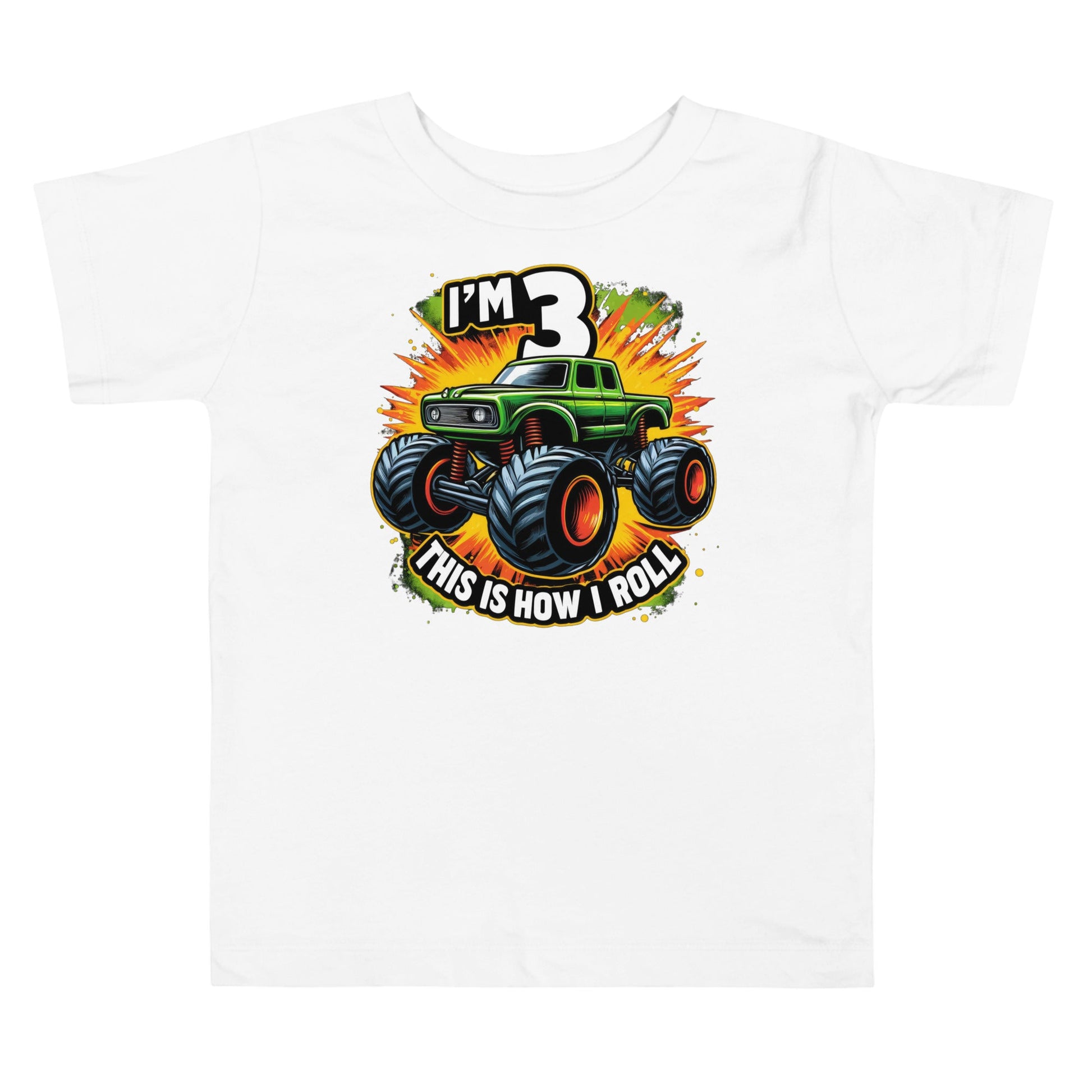 This is How I Roll | Toddler T-Shirt - White - T-Shirts Online