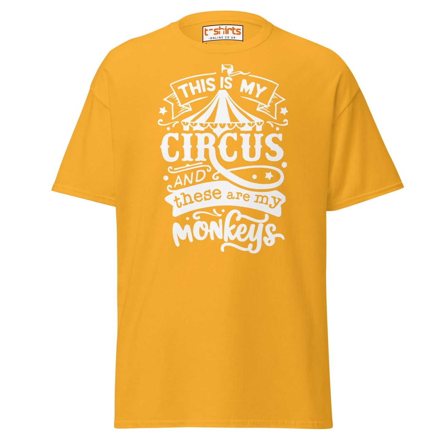 This Is My Circus T-Shirt - Gold - T-Shirts Online