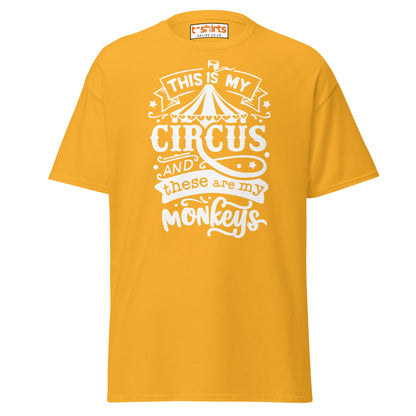 This Is My Circus T-Shirt - Gold - T-Shirts Online
