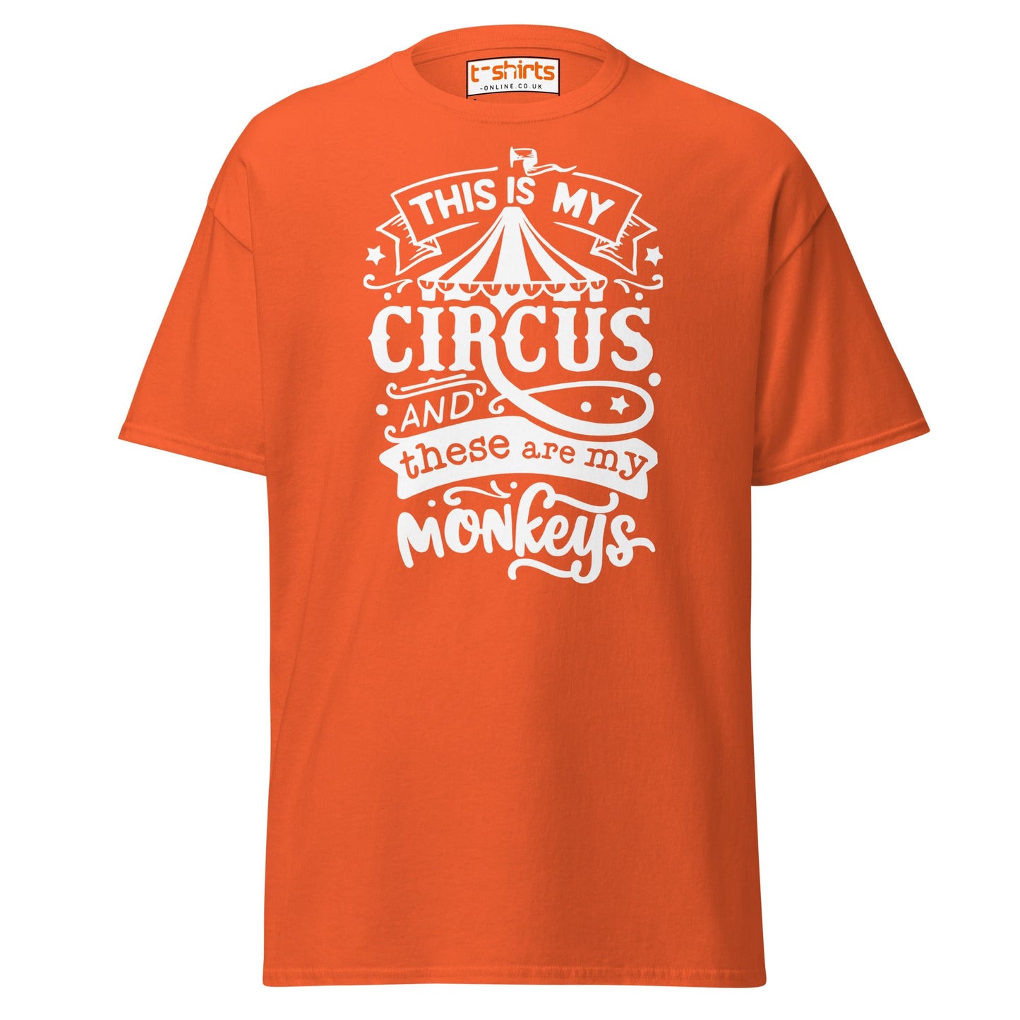 This Is My Circus T-Shirt - Orange - T-Shirts Online