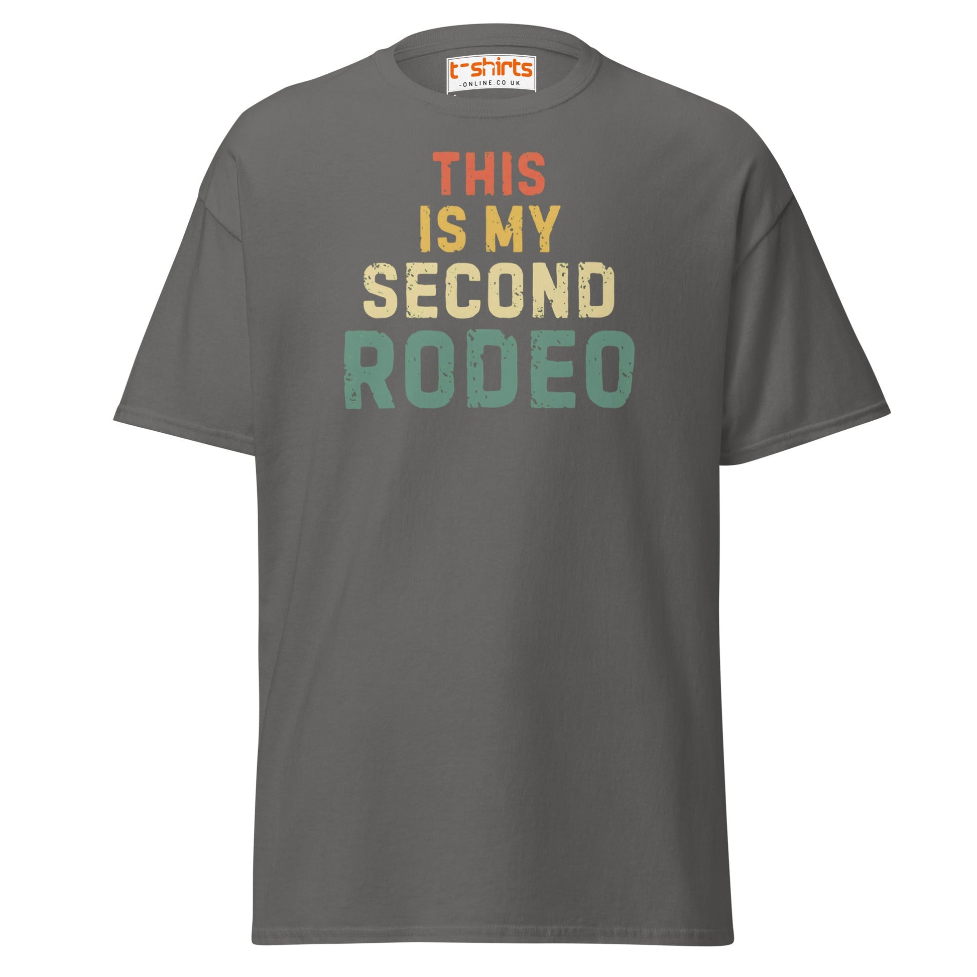 This Is My Second Rodeo T-Shirt - Charcoal - T-Shirts Online